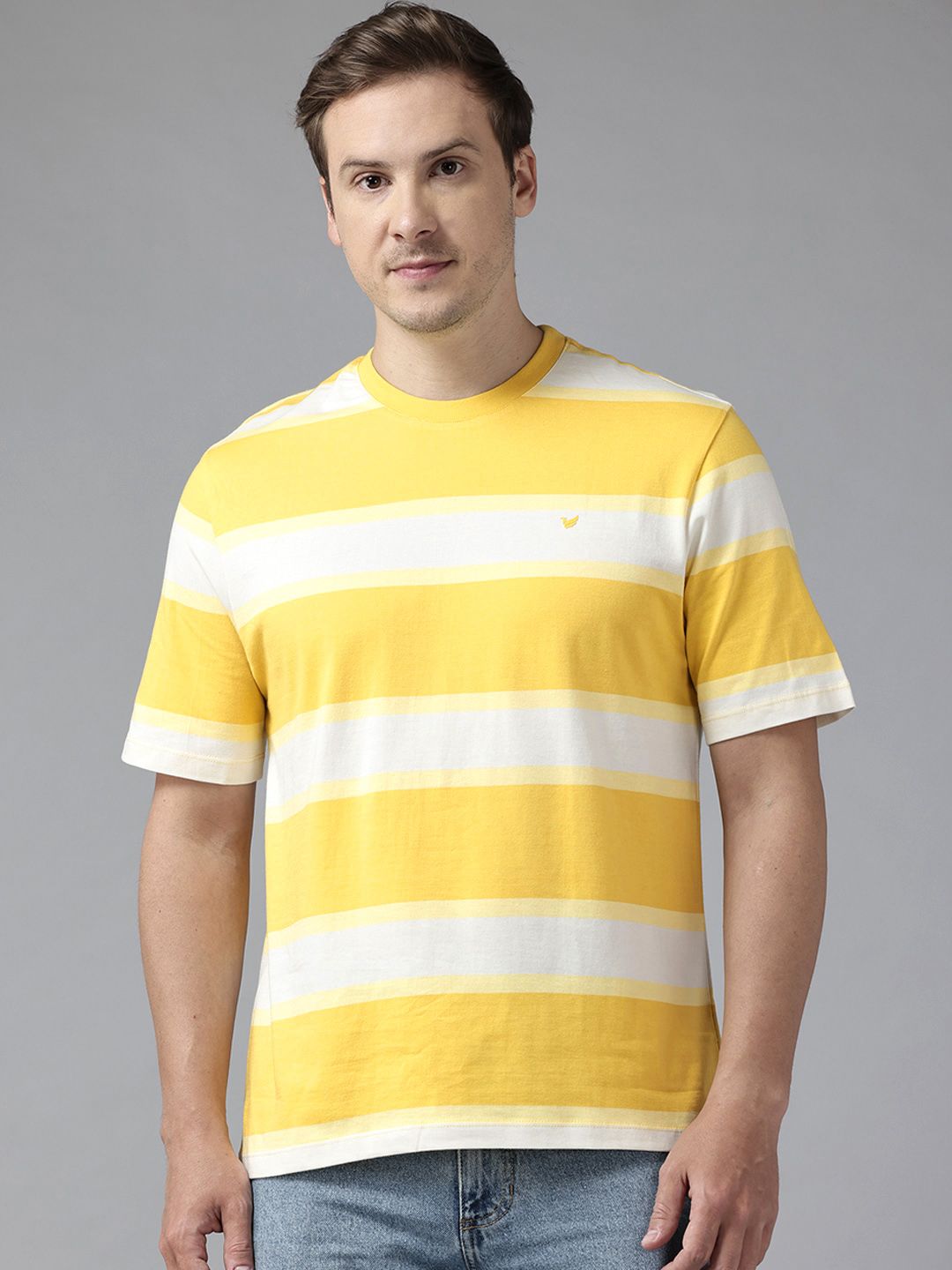 Blackberrys Striped Pure Cotton T-shirt