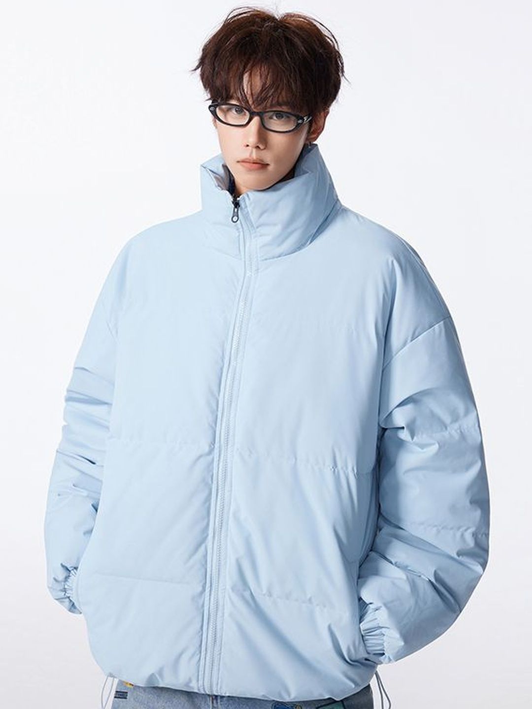 StyleCast x Revolte Mock Collar Quilted Jacket