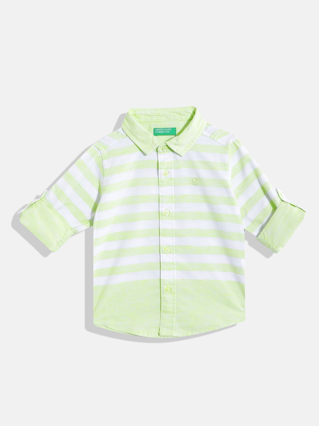 United Colors of Benetton Boys Striped Casual Shirt