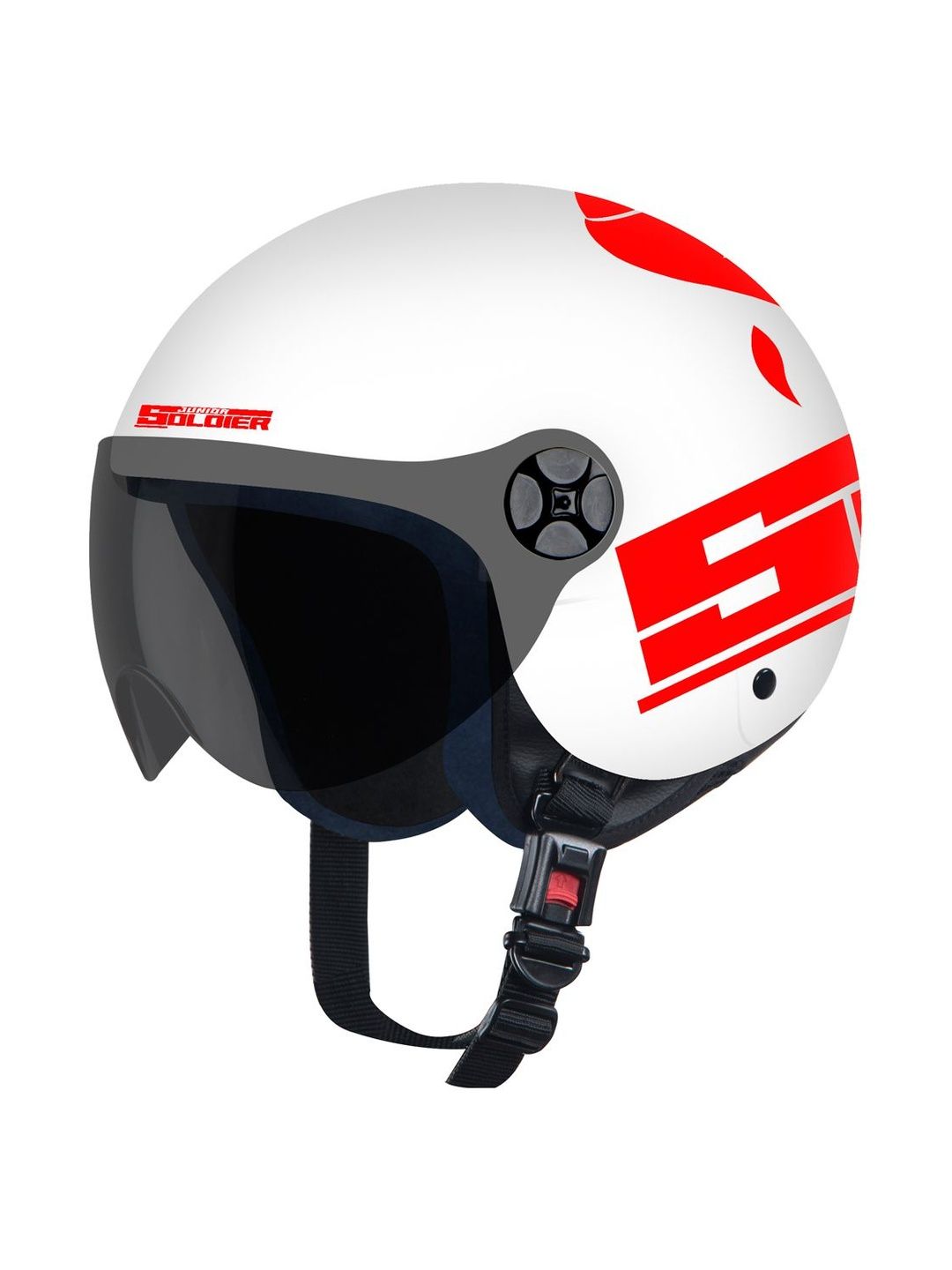 Steelbird Kids SBH-16 Junior Solider Open Face Helmet