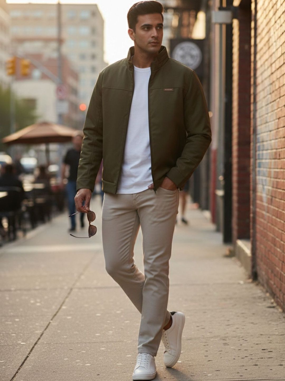 UNEX Men Lightweight Bomber Jacket