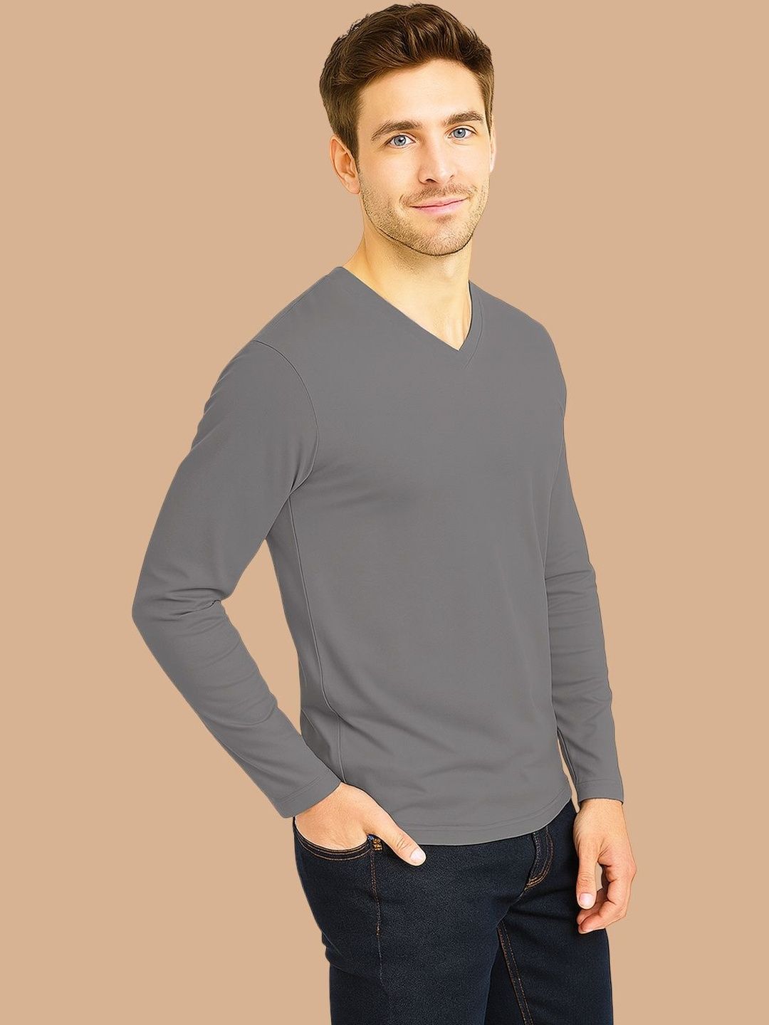 FBAR Men V-Neck T-shirt