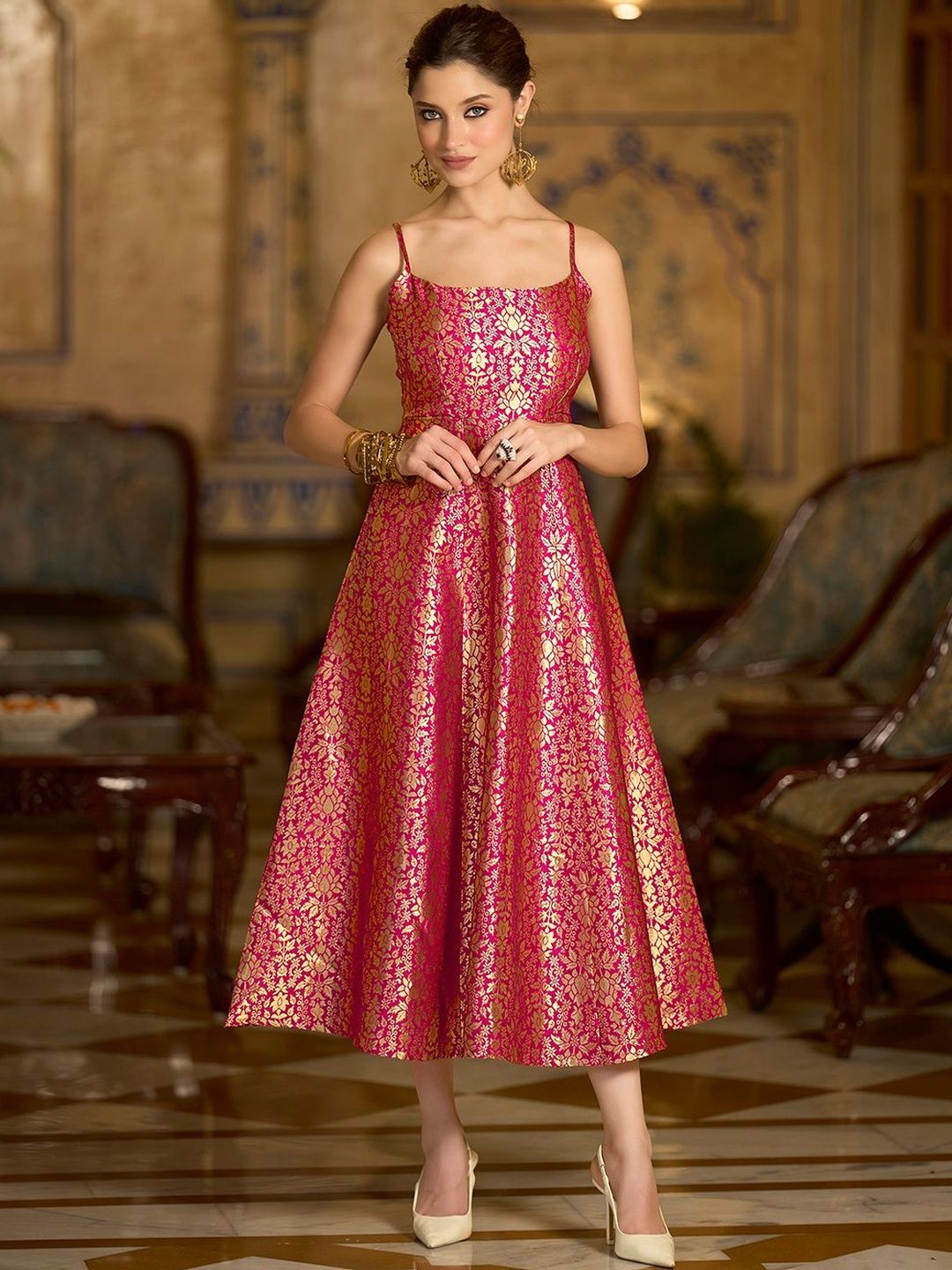 Jacquard Dress - Buy Jacquard Dress online in India