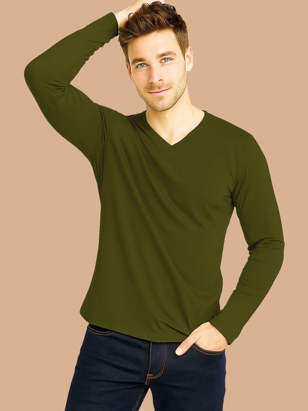 FBAR Men V-Neck T-shirt