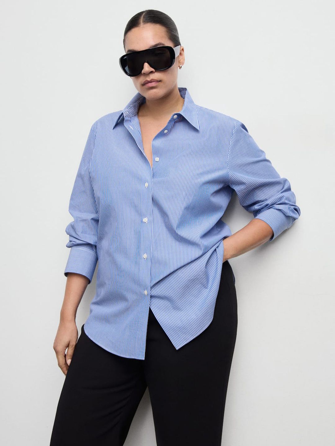 Vertical Striped Regular Fit Casual Shirt