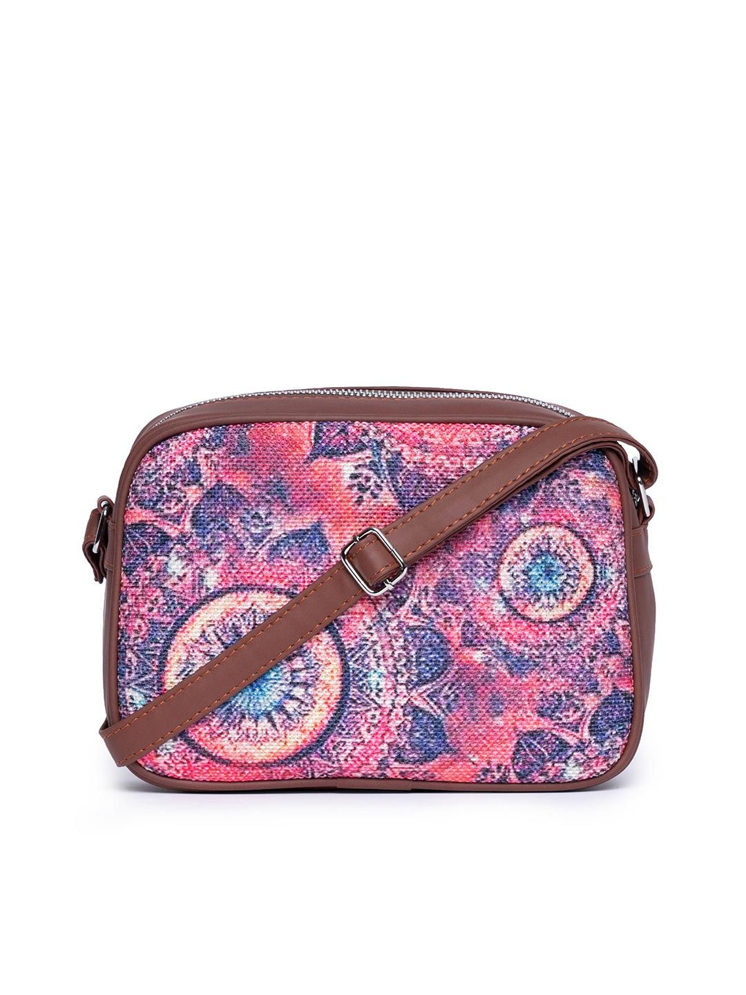 Buy ZOUK Pink & Navy Blue Space Chakra Woven Design Handcrafted