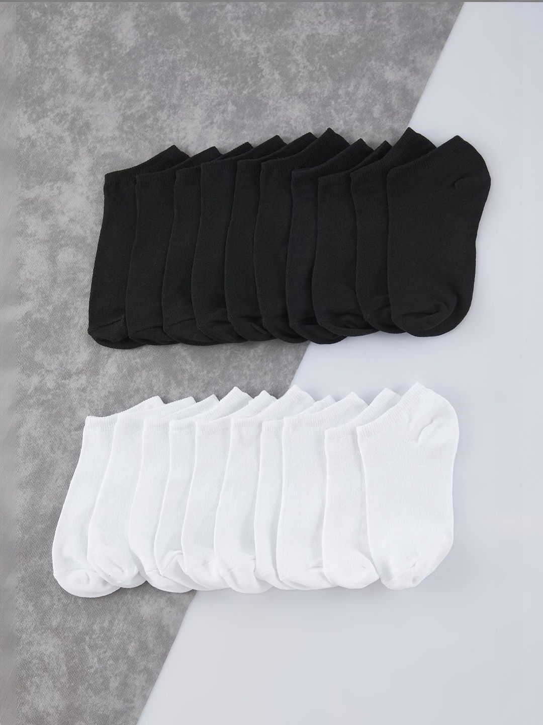 Trendyol Men Pack Of 10 Cotton Ankle Length Socks