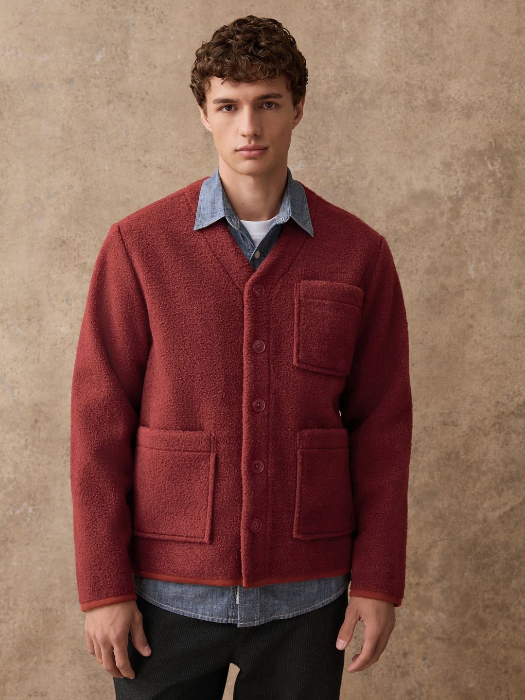 NEXT Fleece Tailored Jacket
