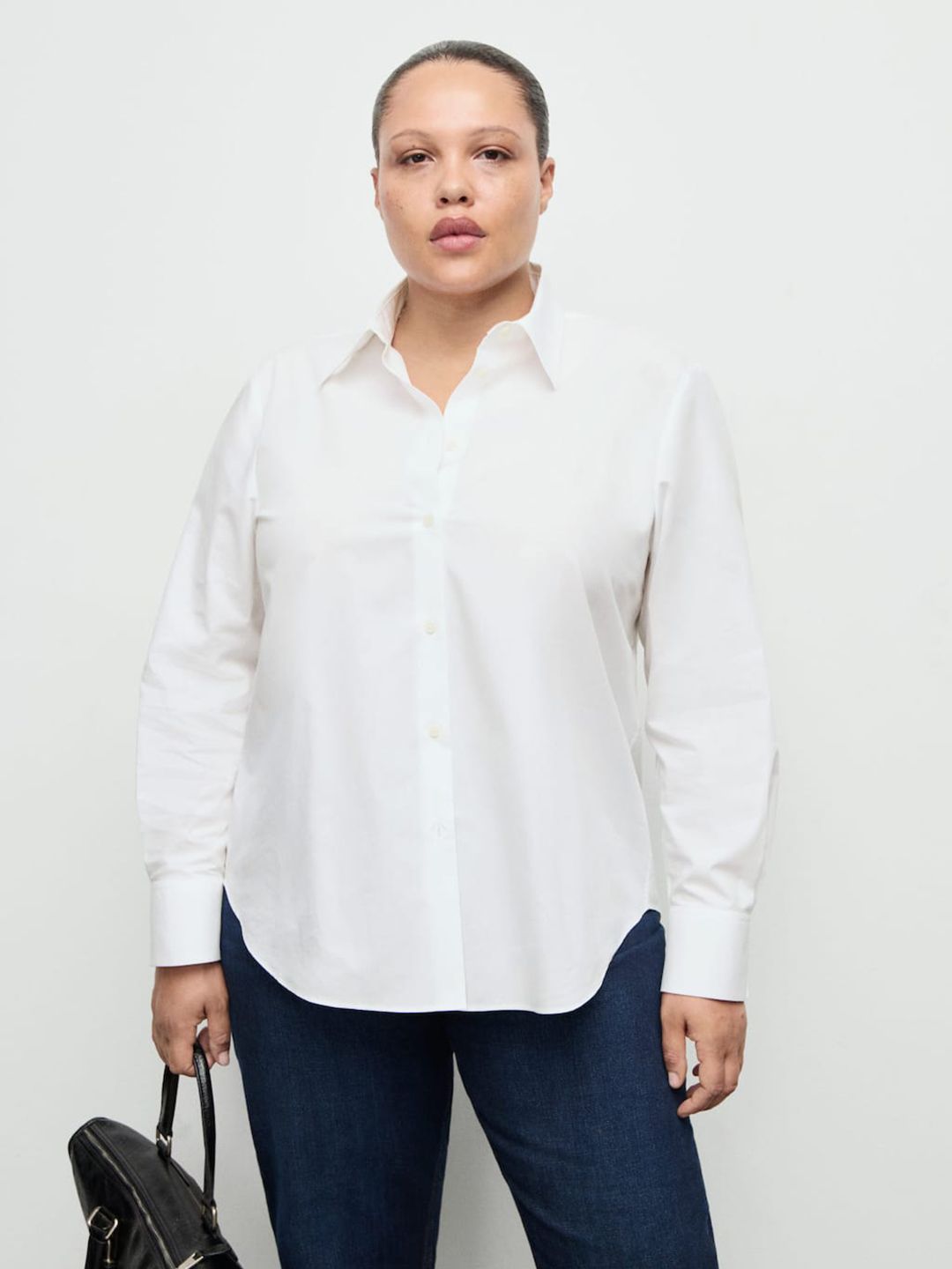 Spread Collar Regular Fit Casual Shirt