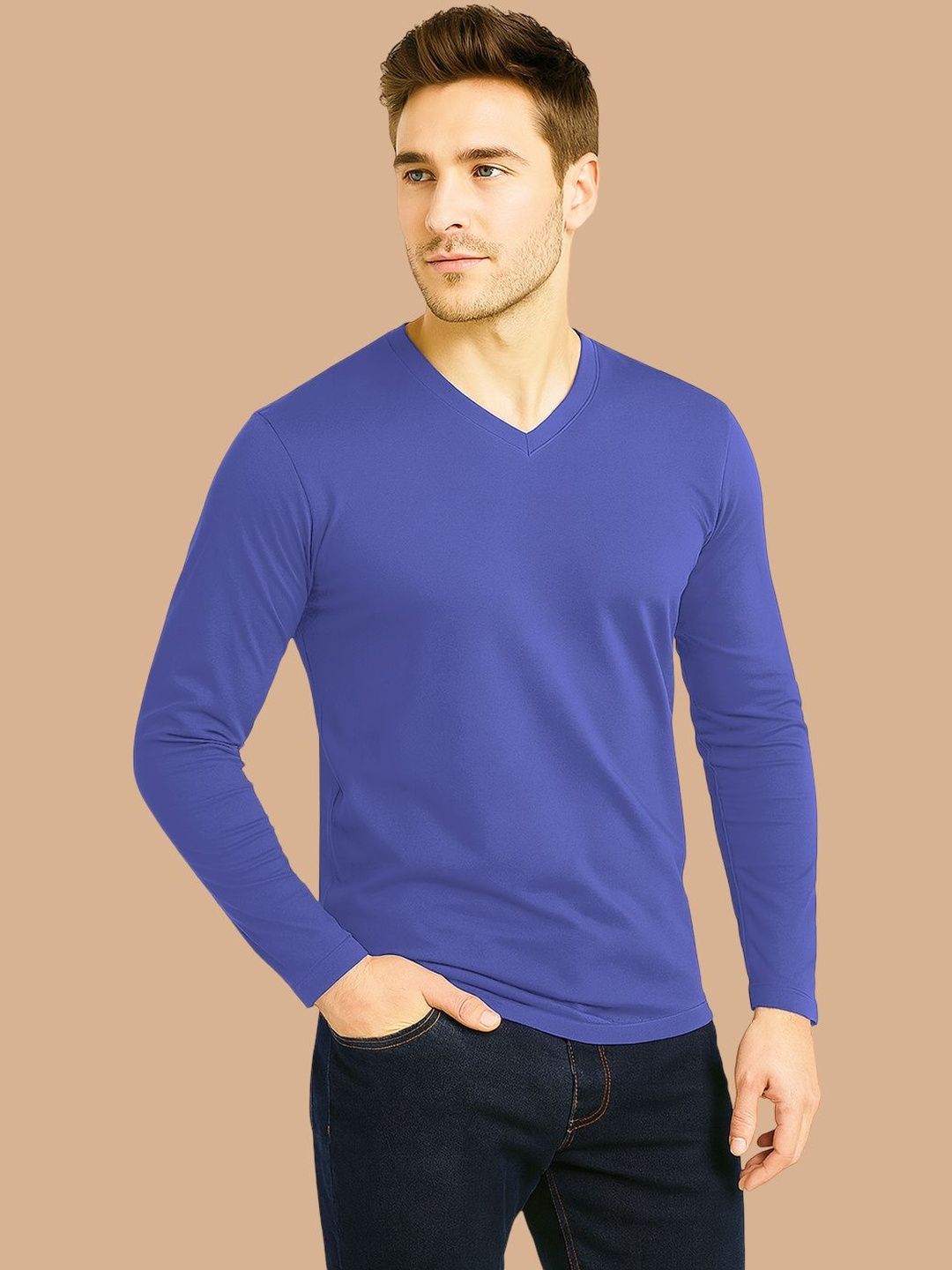 FBAR Men V-Neck T-shirt