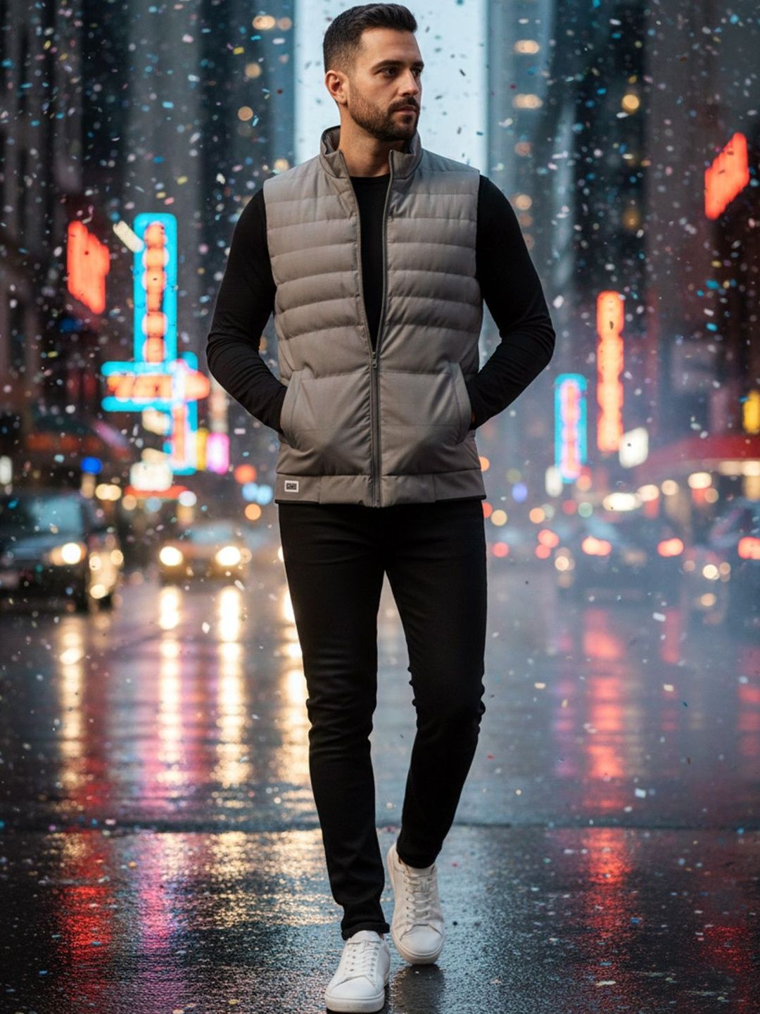 UNEX Men Lightweight Puffer Jacket