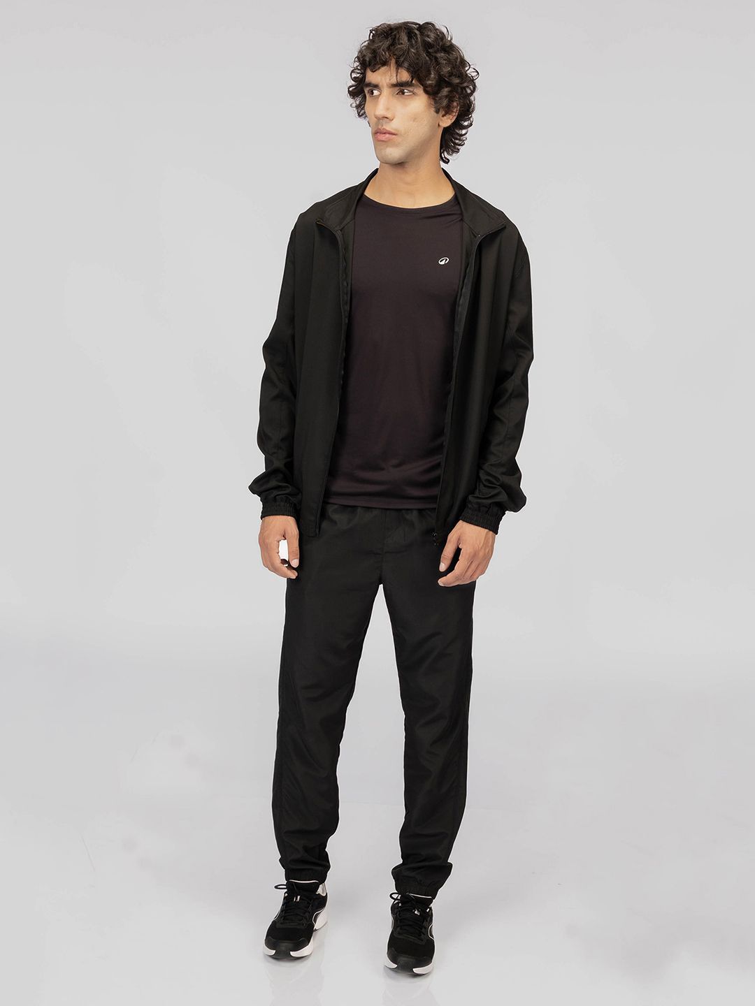 Decathlon Domyos - Men Black Lightweight Gym Jacket