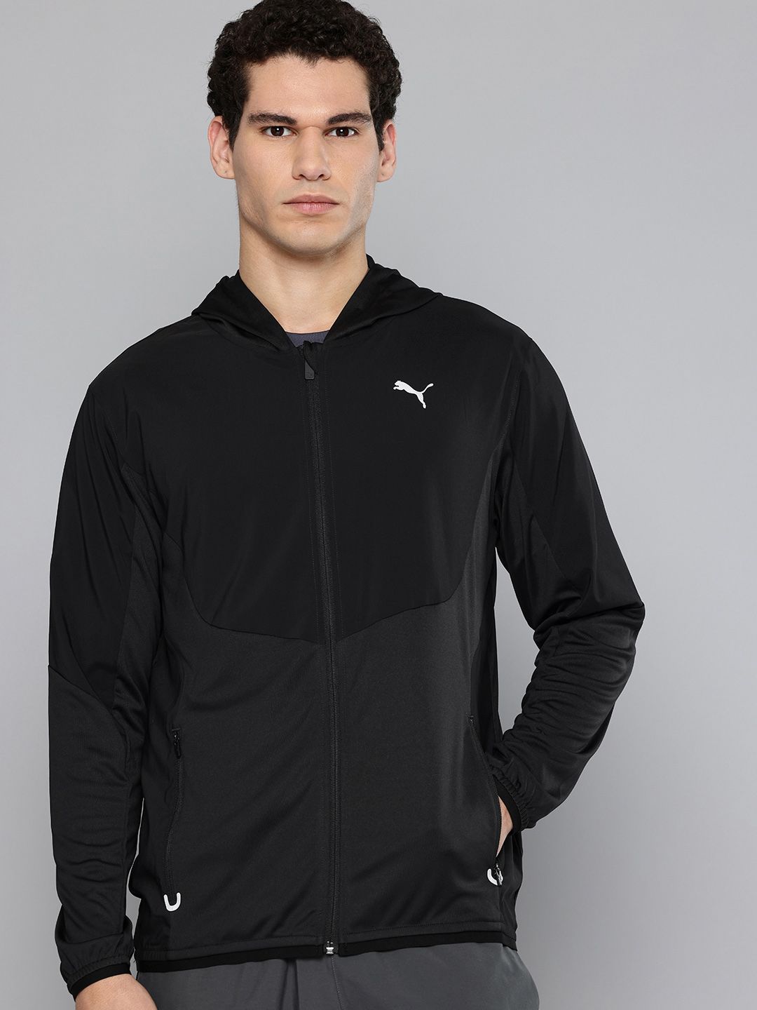 Puma Flex Hooded Dry Cell Training or Gym Training Sporty Jacket