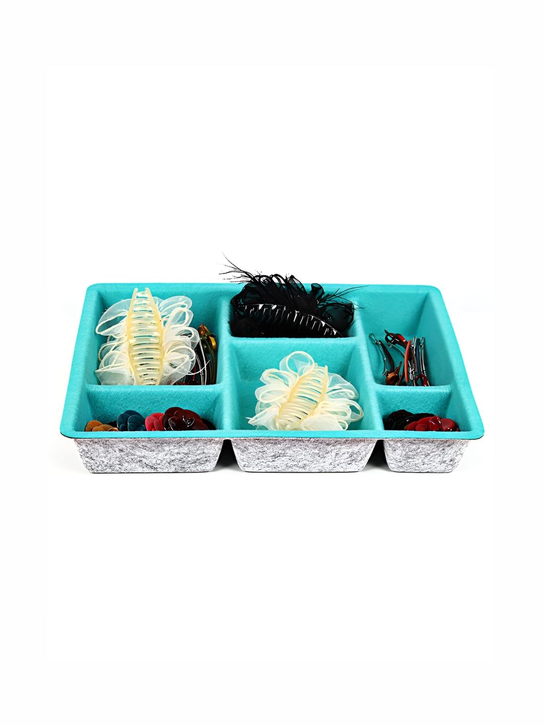 HOUSE OF QUIRK Green Reusable Drawer Organiser