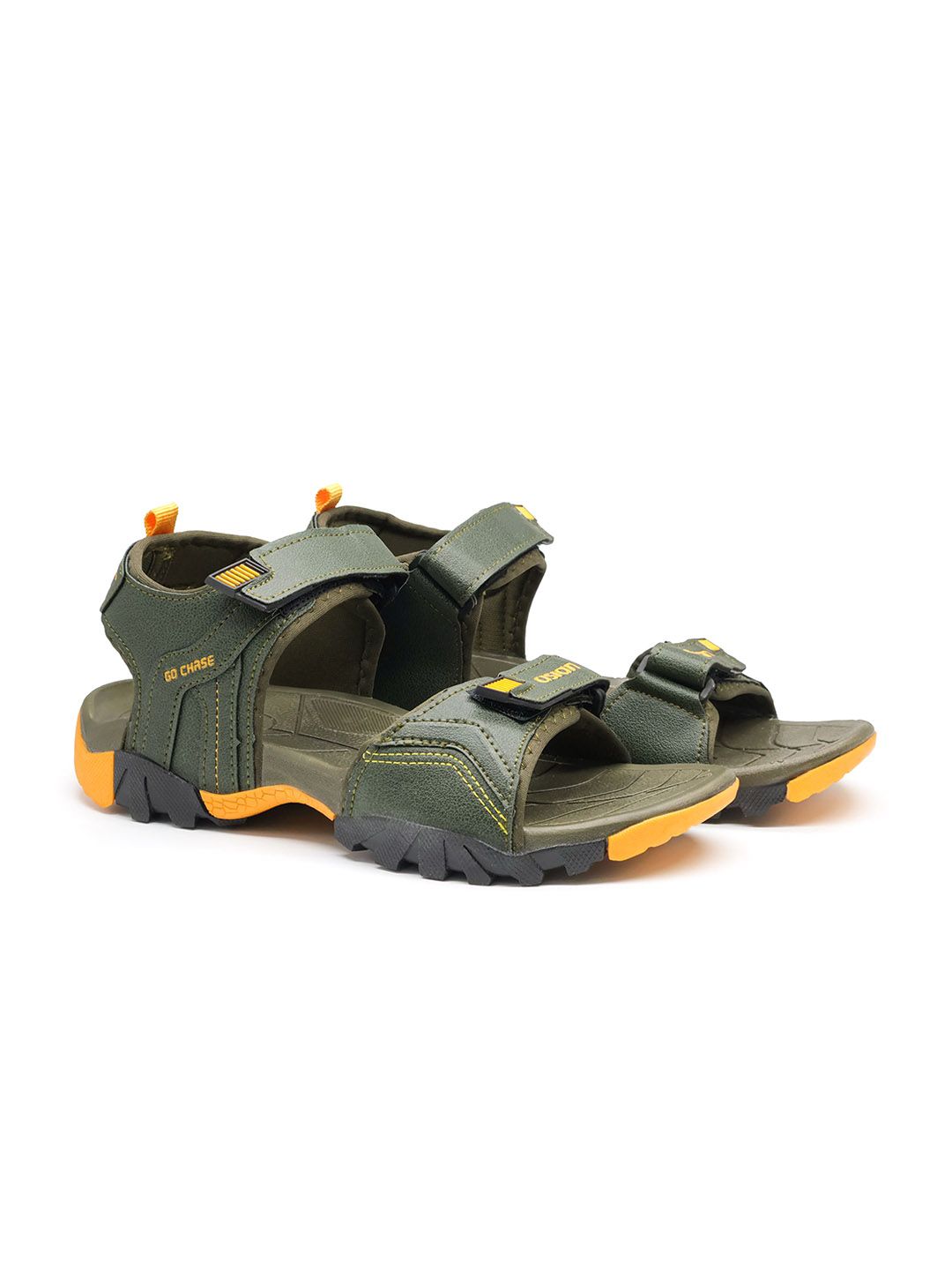 ASIAN Men Textured Sports Sandals