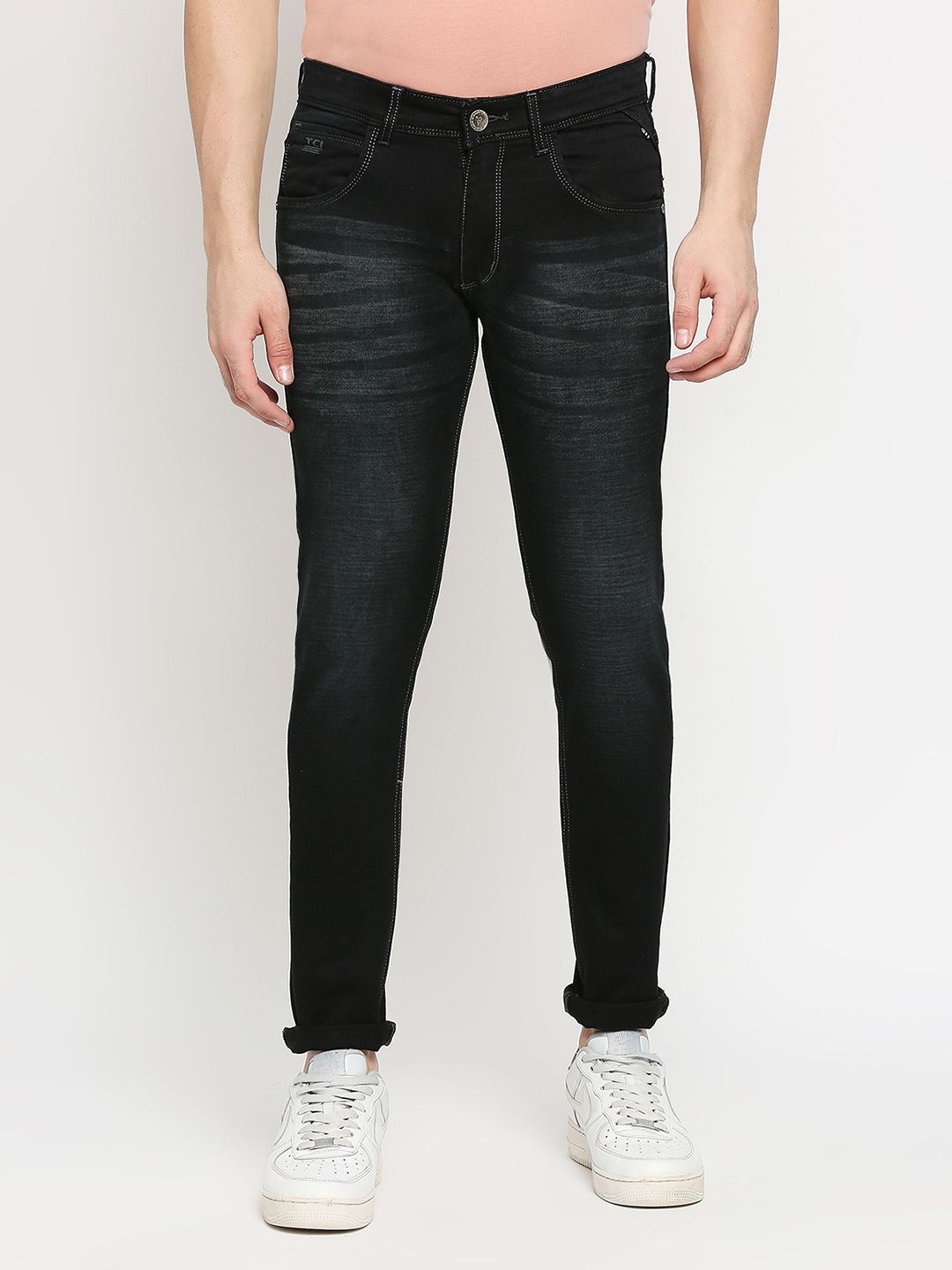 TCI Men Slim Fit Heavy Fade Jeans