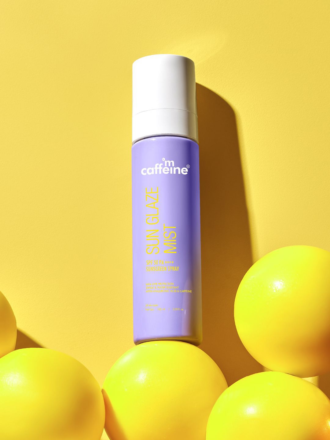 MCaffeine Sun Glass Mist Sunscreen Spray SPF 50 PA +++ - 100 ml deal from myntra
