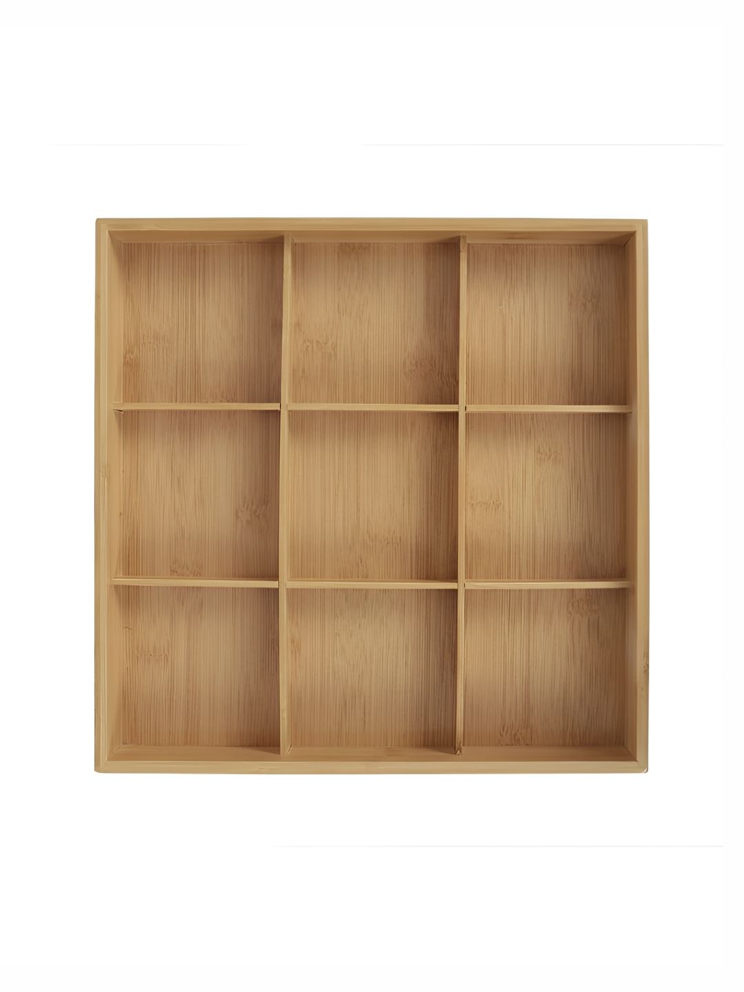 HOKIPO Brown Bamboo Super Strong Storage Box Organiser