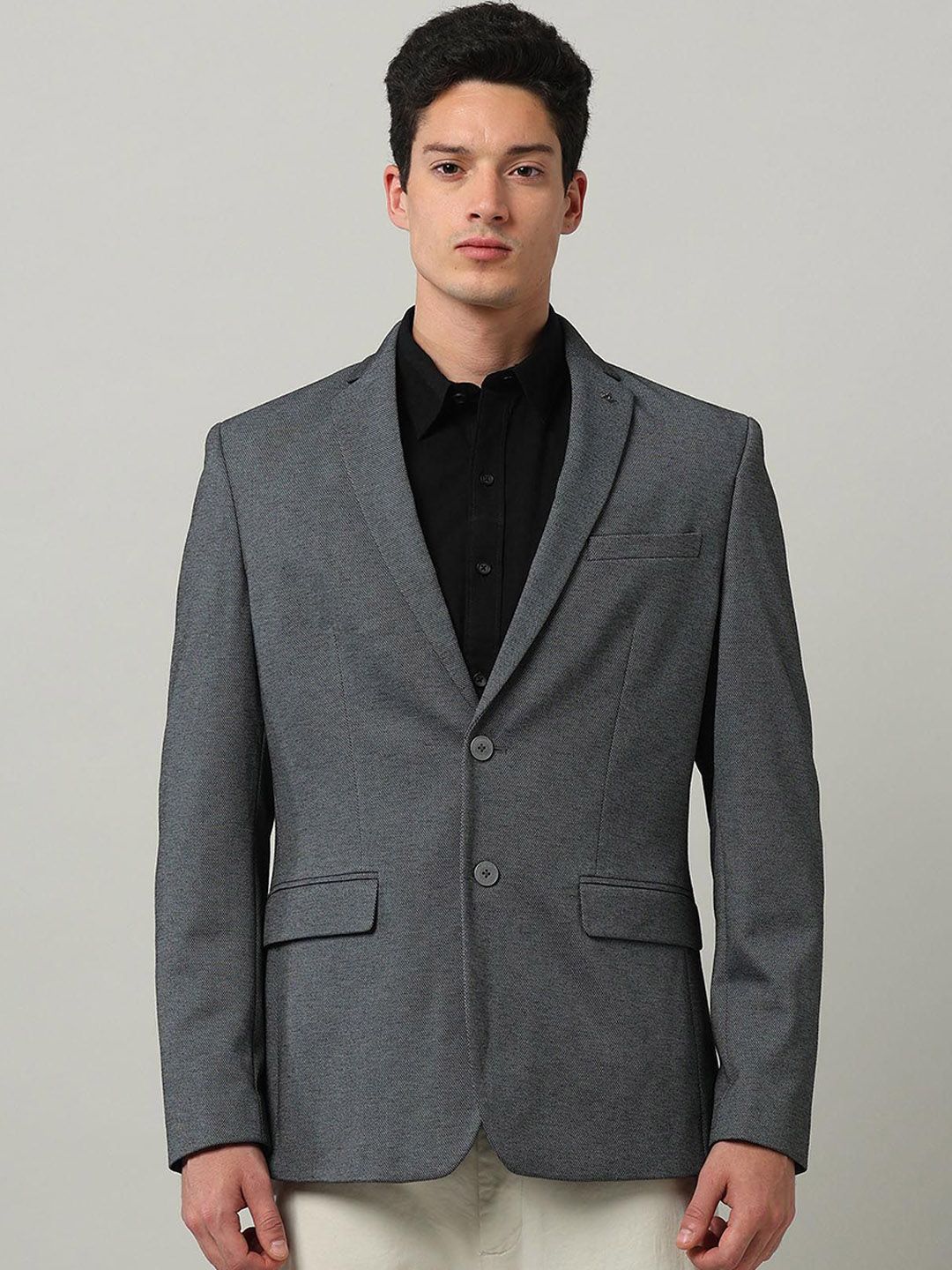 Arrow Slim Fit Notched Collar Single Breasted Blazer
