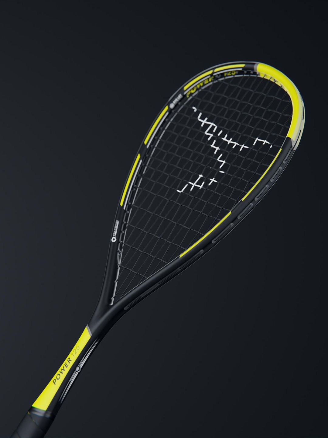 Decathlon Decathlon Kuikma - Adults Black Power 125 Ergonomic Grip Squash Racket