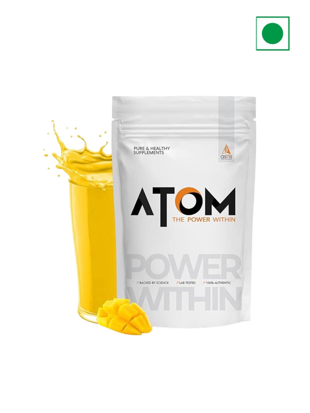 AS-IT-IS Nutrition AS-IT-IS Nutrition Atom Whey Protein - 1 Kg - Mango Fusion