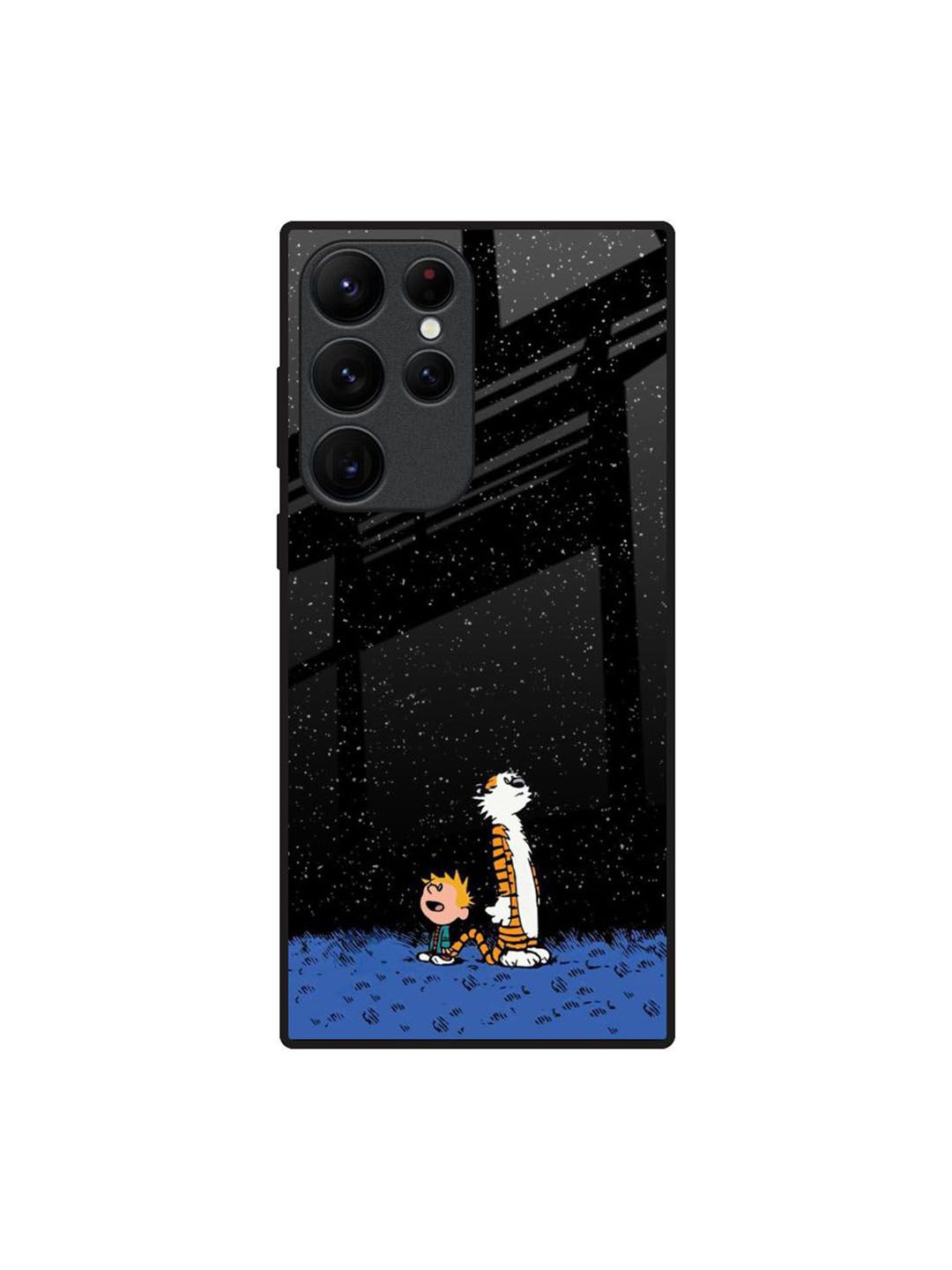 QRIOH Night Sky Star Real Cartoon Characters Printed Samsung Galaxy S22 Ultra Back Case