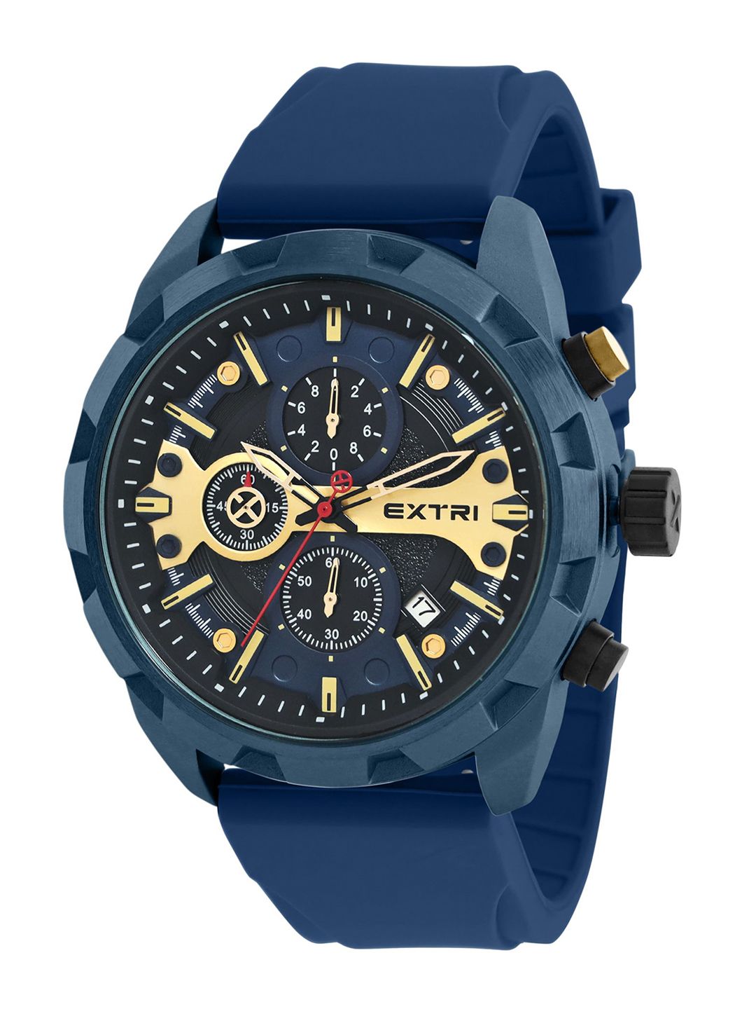 Buy EXTRI Men Dial & Straps Analogue Watch X6077-I - Watches for