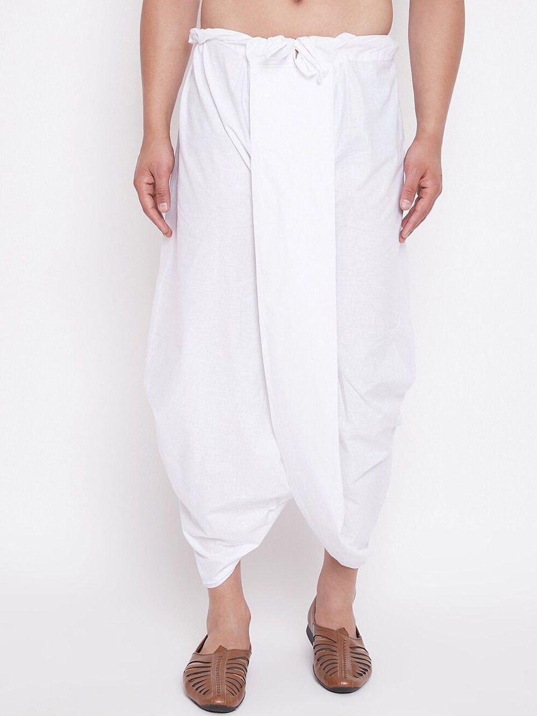 FANZI Men Ankle-Length Solid Dhoti Pants