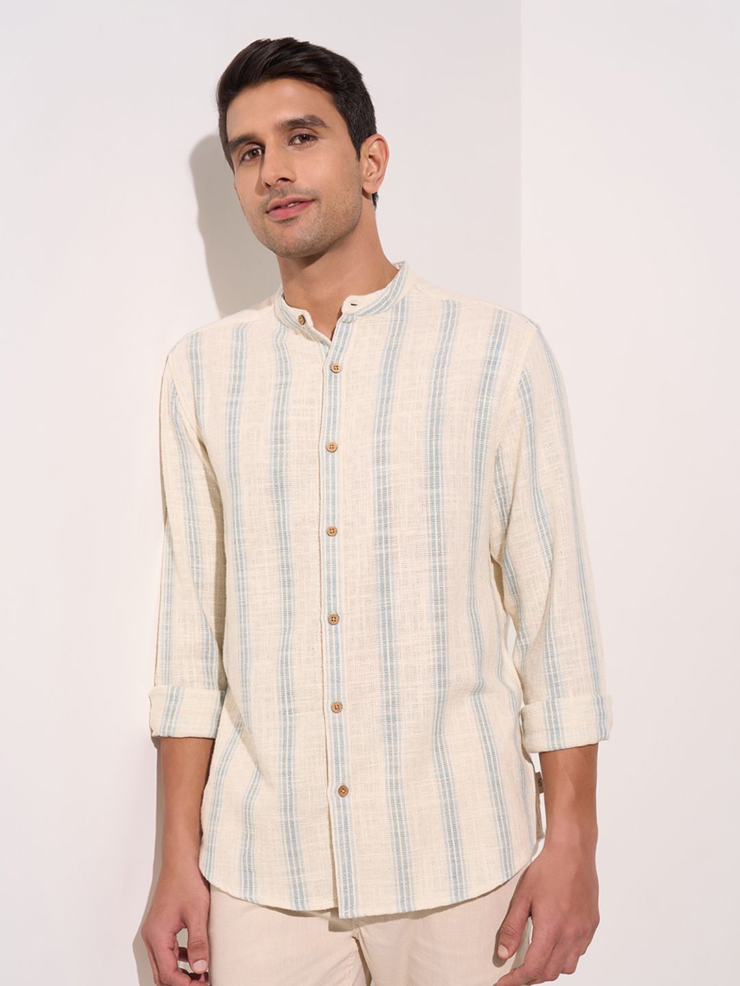 7 Alt by Pantaloons Men Opaque Casual Shirt