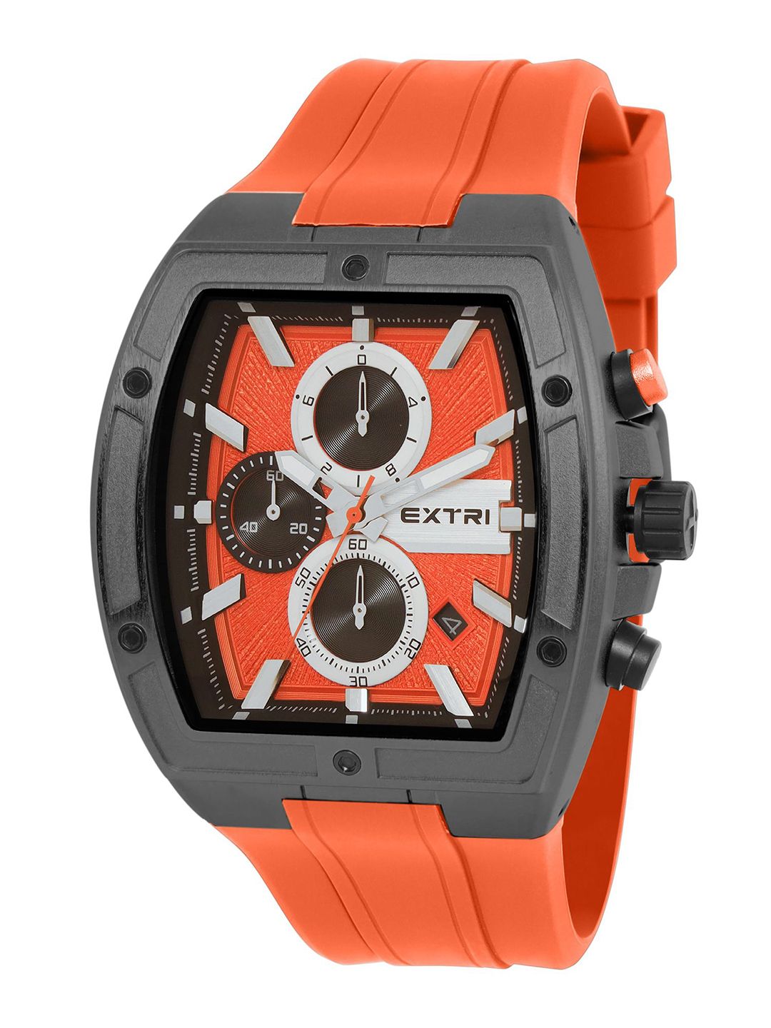 Buy EXTRI Men Dial & Textured Straps Analogue Watch X6089-B