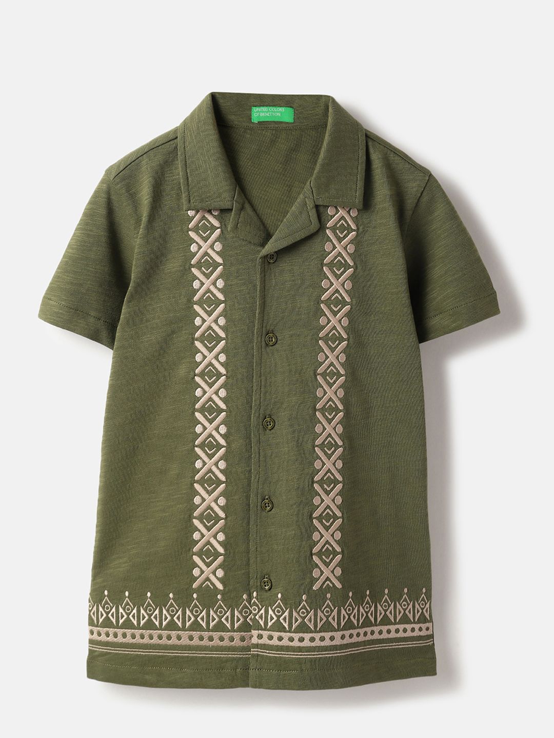 United Colors of Benetton Boys Opaque Casual Shirt