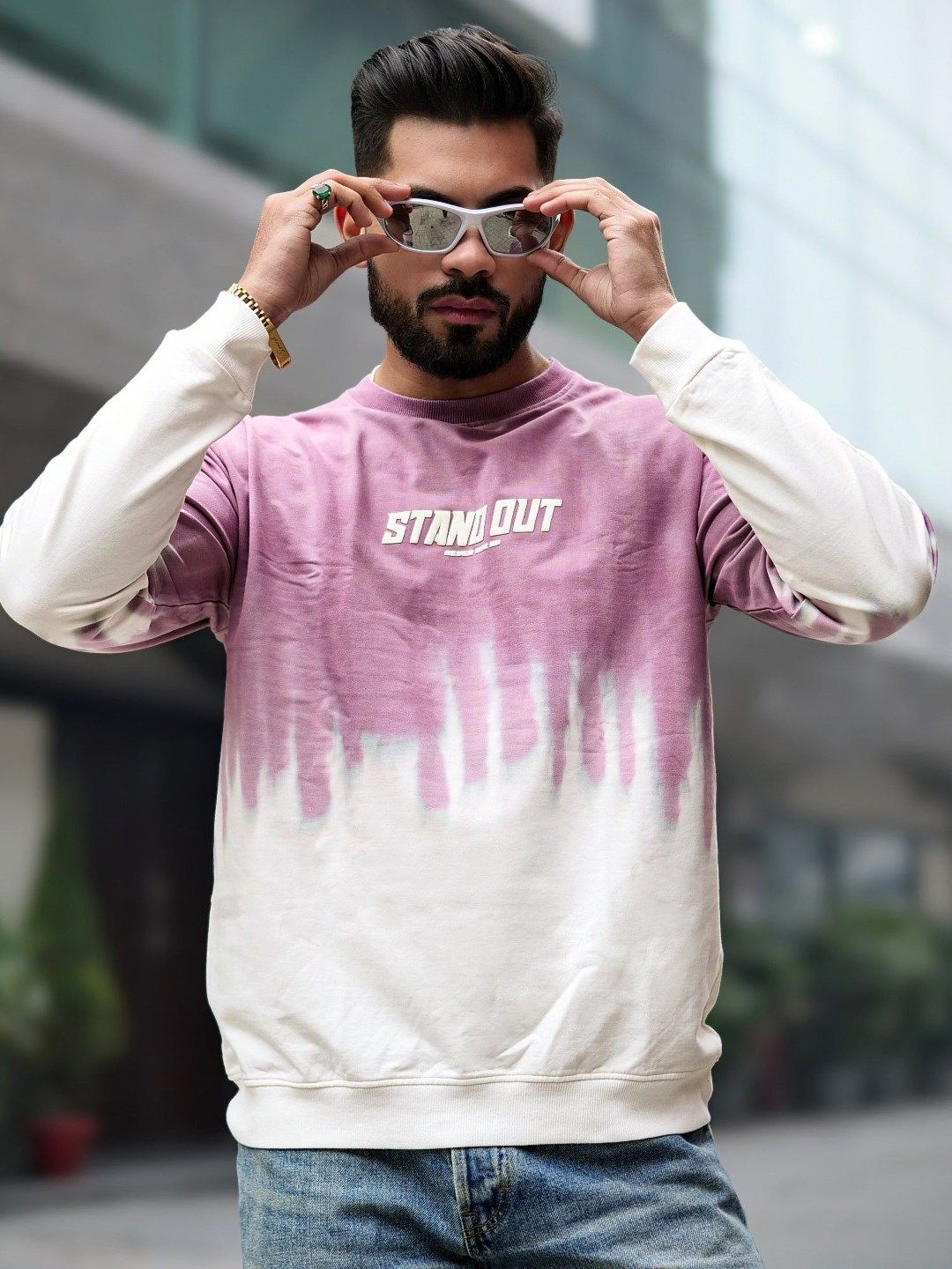 Maniac Men Pink Ombre T-Shirt