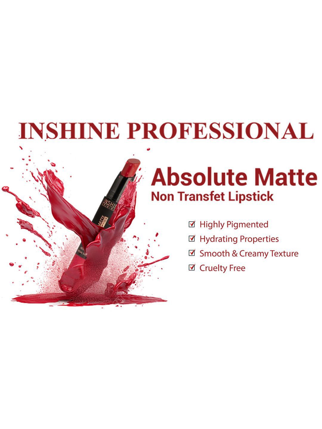 Buy Inshine Originals Absolute Matte No Transfer Lipstick- 3.8 g