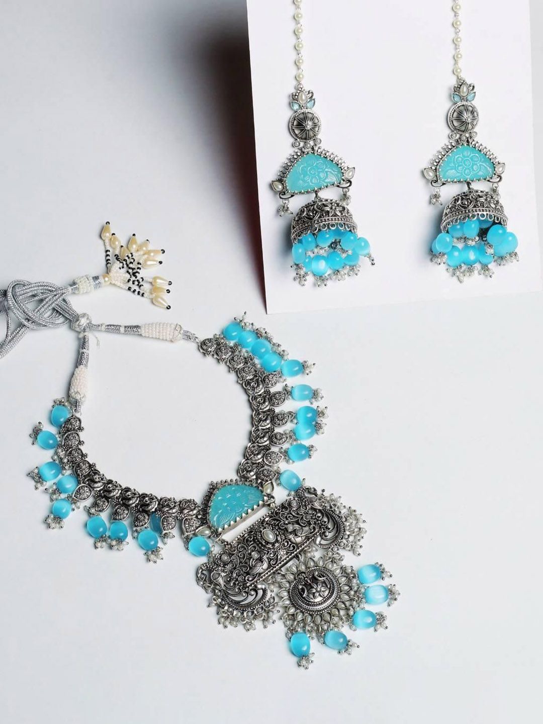 ADC SHEMONA Silver-Plated Jewellery Set
