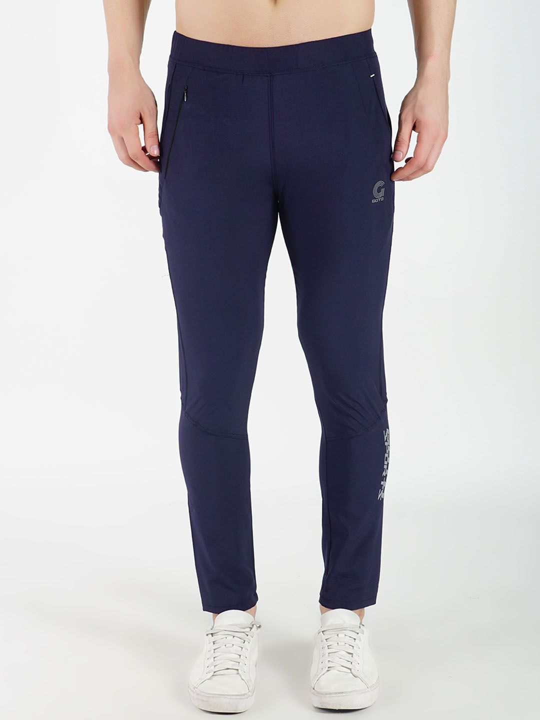 GOTO Men Printed Track Pants