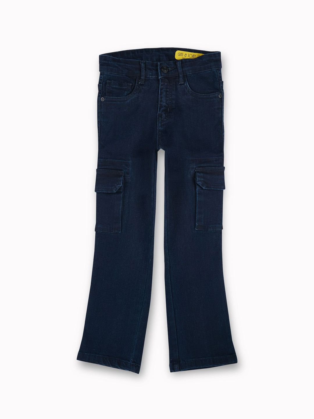 Gini and Jony Boys Comfort Straight Fit Light Fade Mid-Rise Cotton Jeans