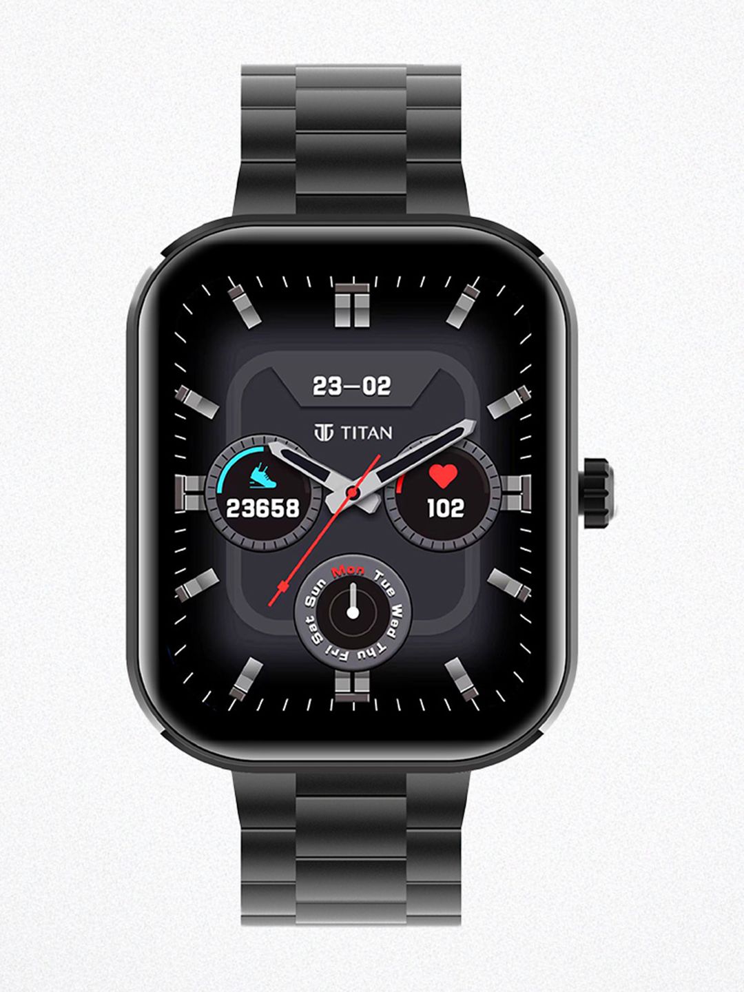 Titan Mirage 1.96 Inch AMOLED Display AOD(410x502) Functional Crown BT Calling Smart Watch