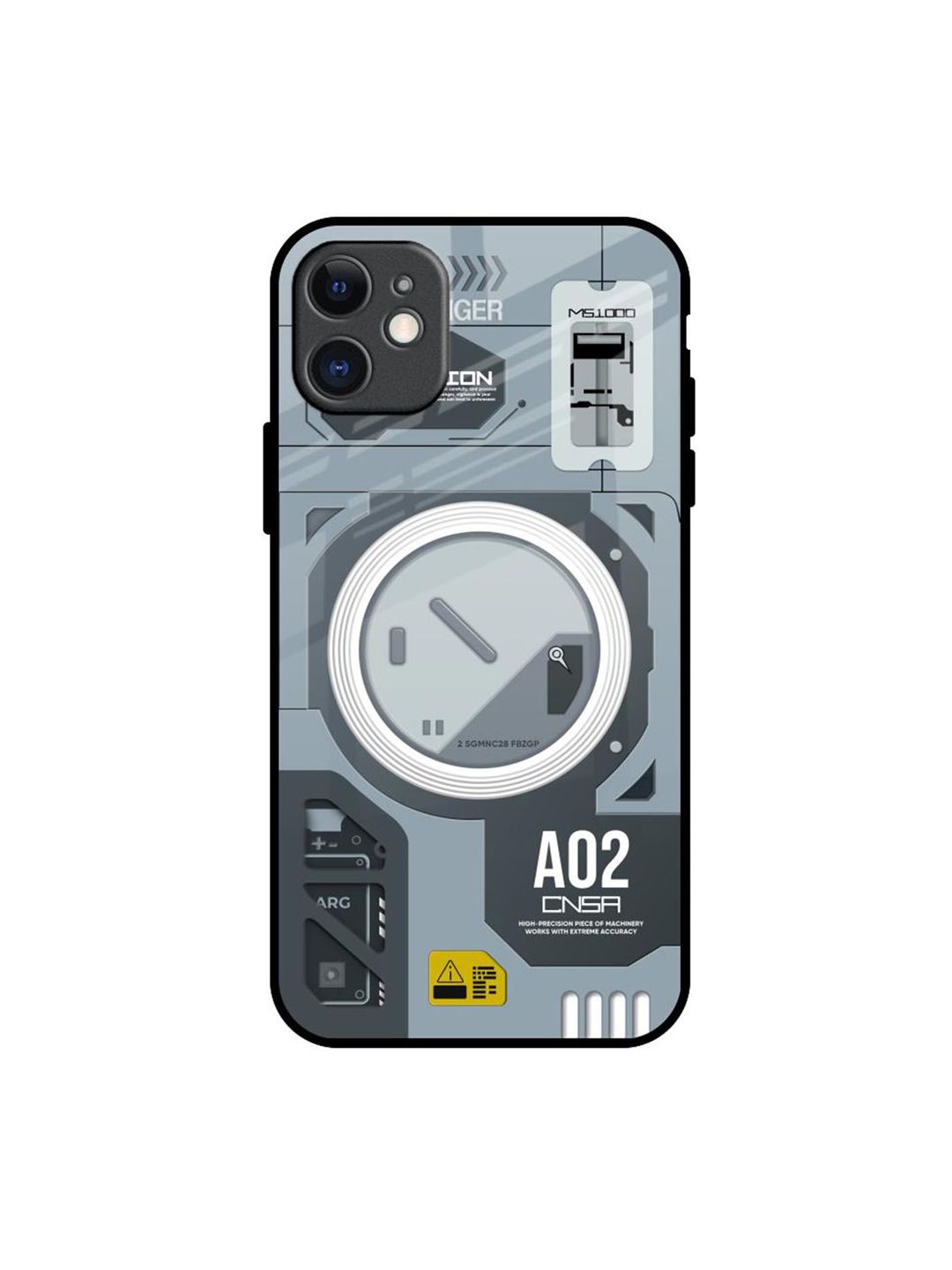 QRIOH Modern Technology Printed iPhone 11 Back Case