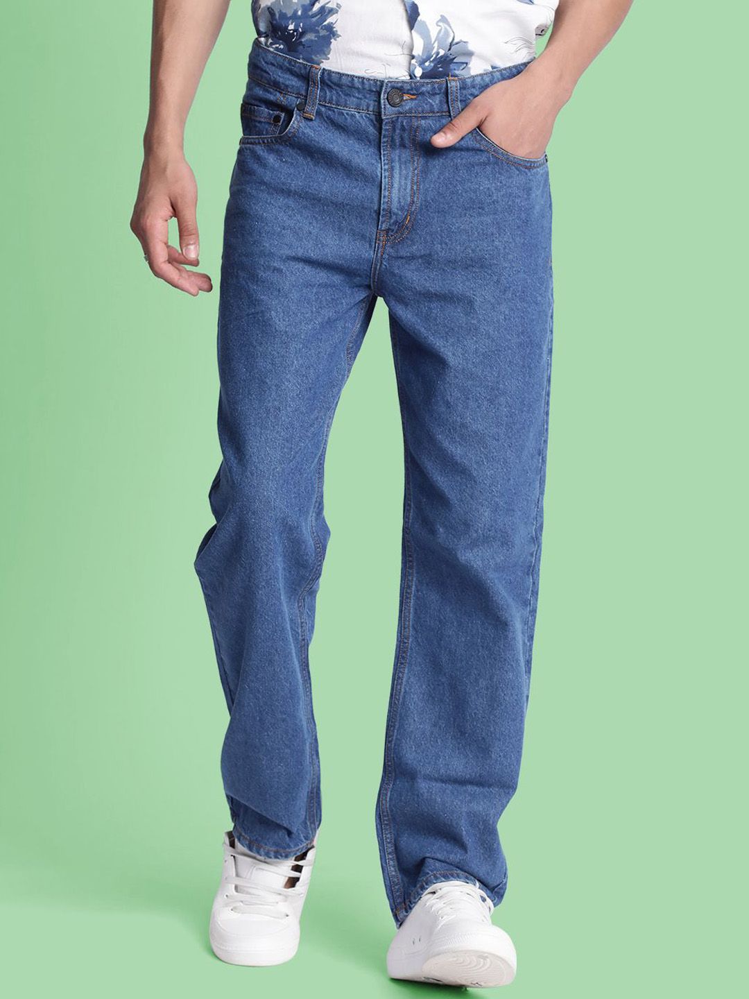 Men Straight Fit Jeans Bene Kleed Men Straight Fit Jeans