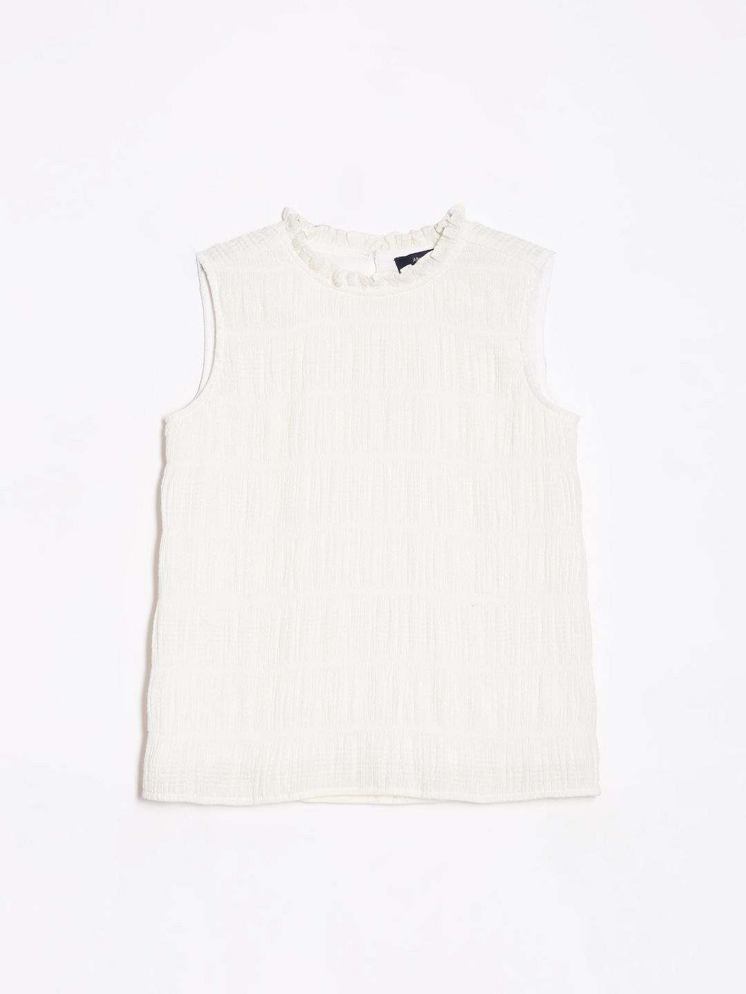 Allen Solly Girls Textured Cotton Top