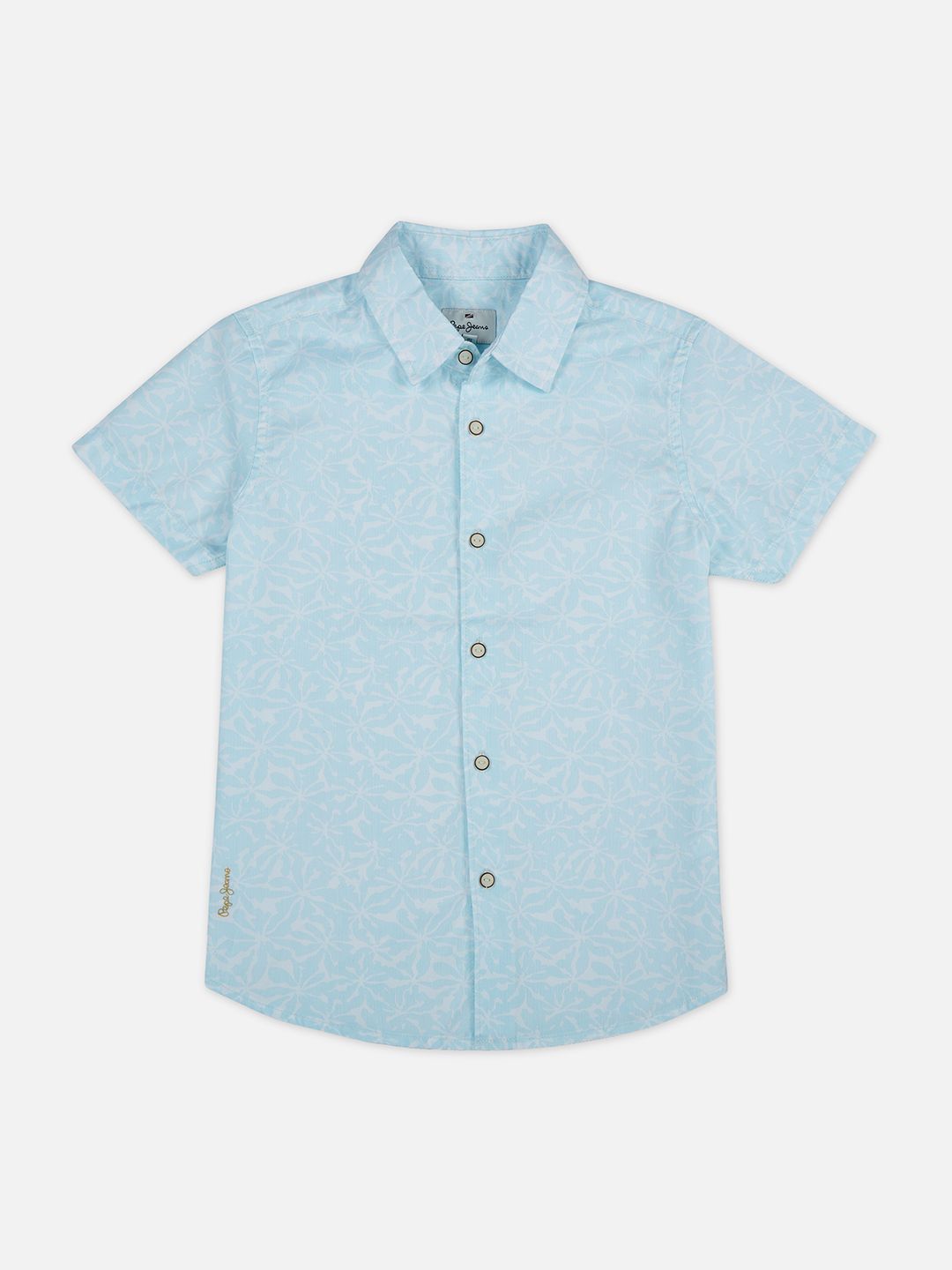 Pepe Jeans Boys Floral Opaque Printed Casual Shirt