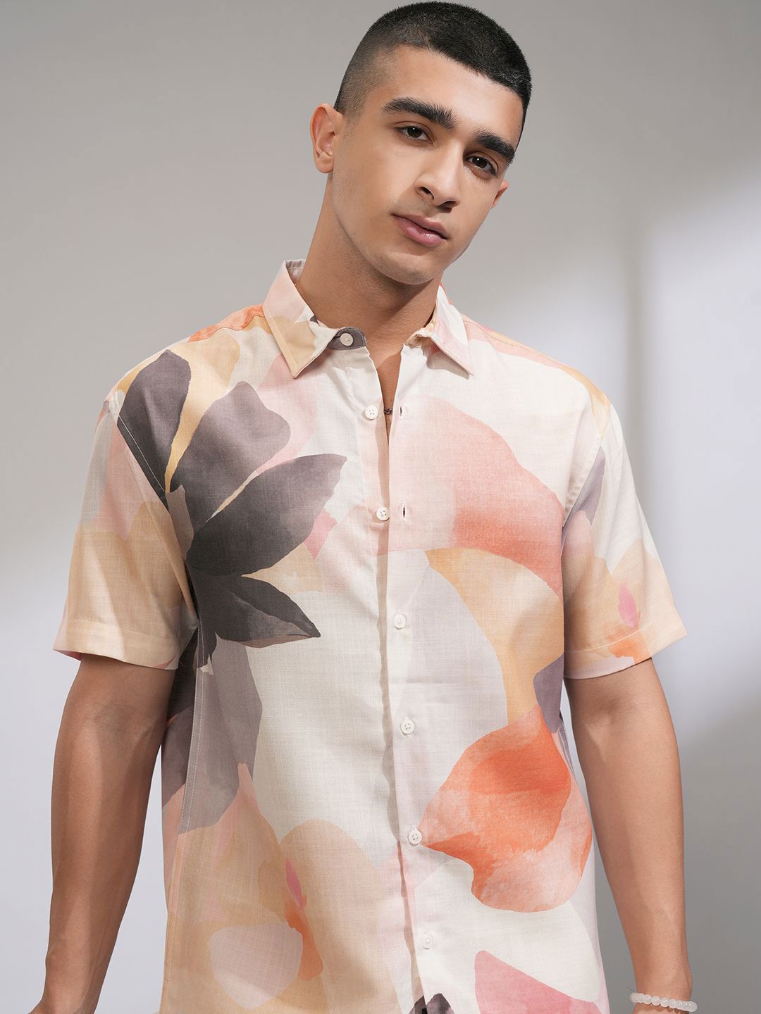HIGHLANDER Men Printed Relaxed Shirt