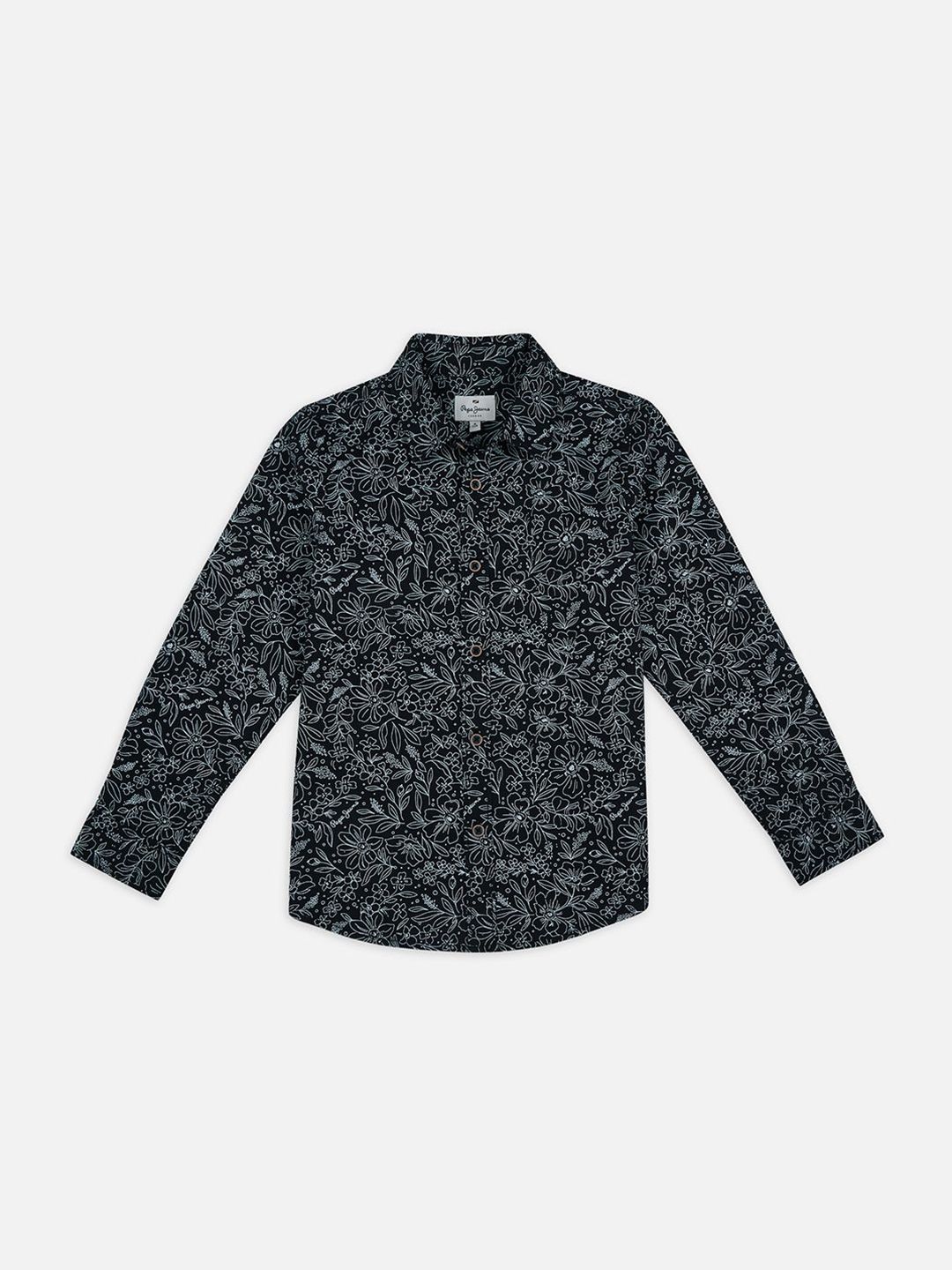 Pepe Jeans Boys Opaque Printed Casual Shirt