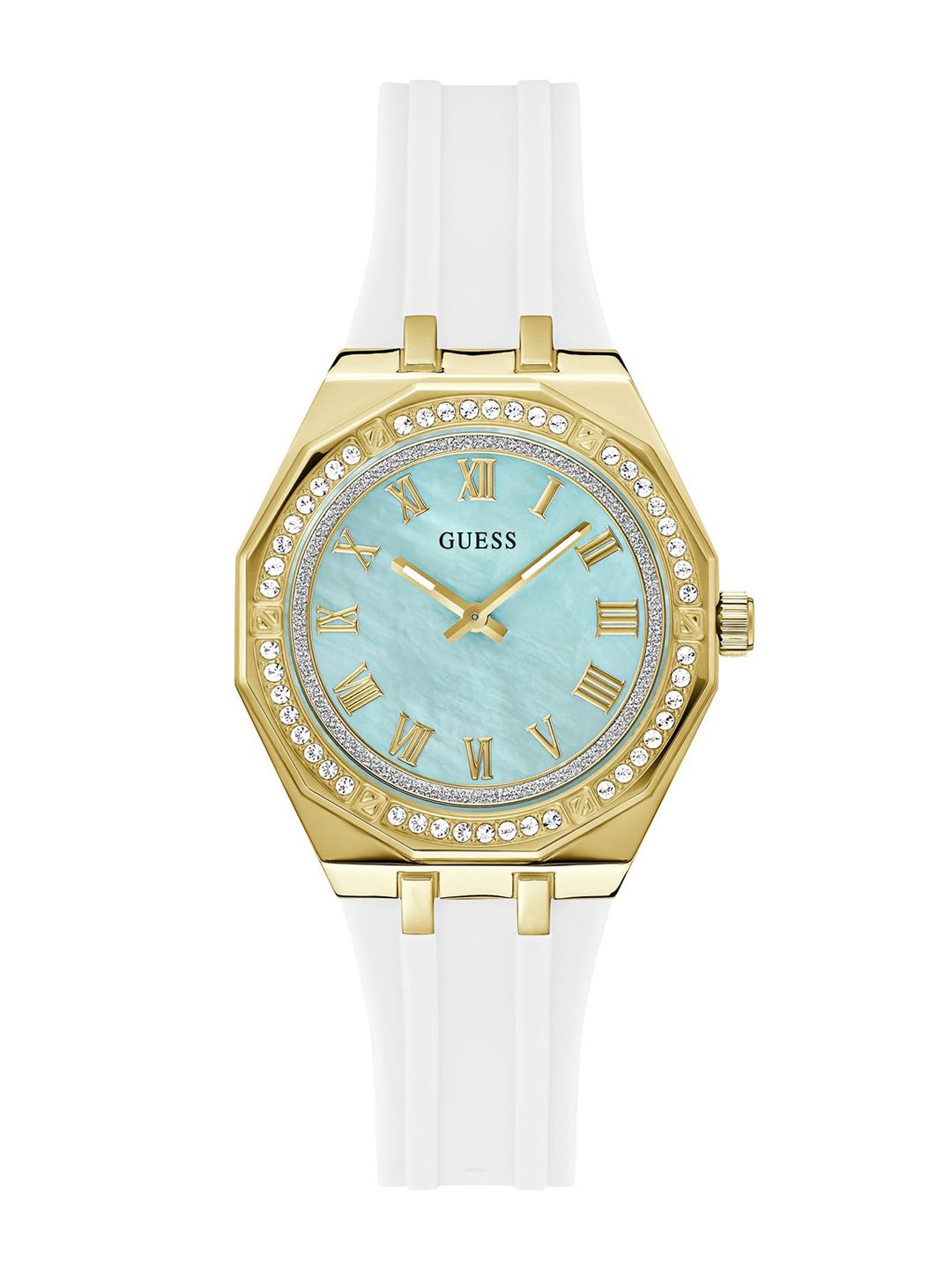 GUESS GUESS Round 36mm Green Dial Analog Women Watch - GW0872L1