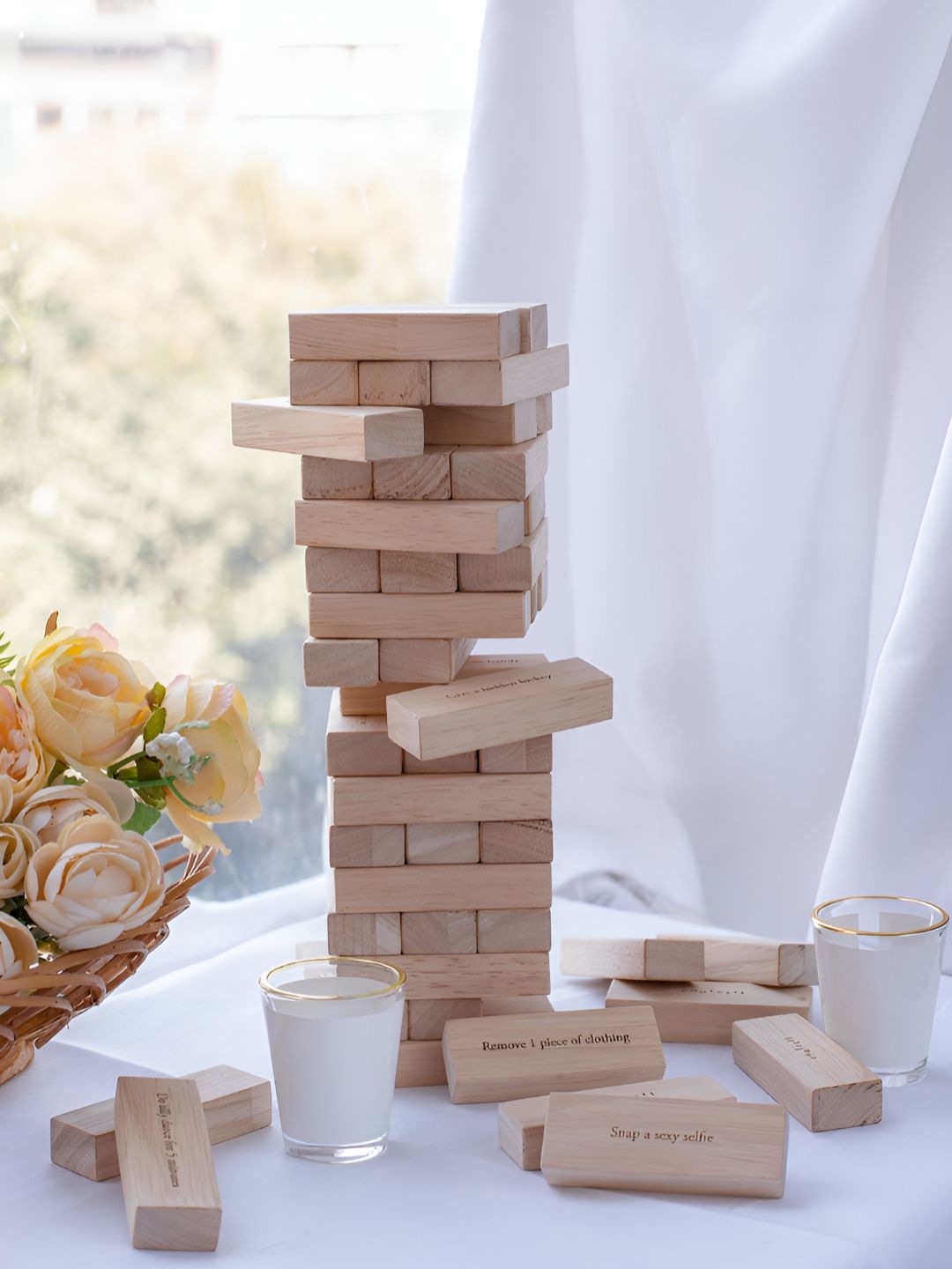 Confetti Gifts Couple Valentine Jenga gift