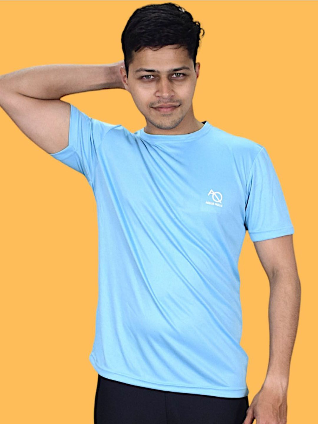Aqua Holic Round Neck T-Shirt & Shorts Swimwear