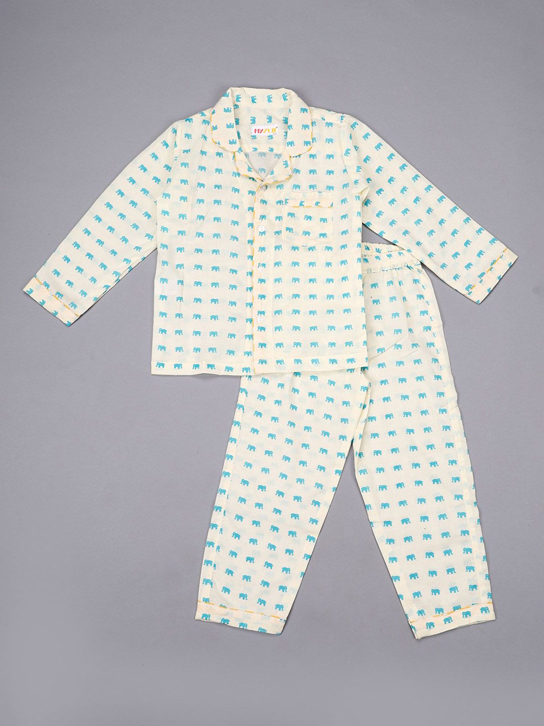 MYZUIE Unisex Kids Night suit