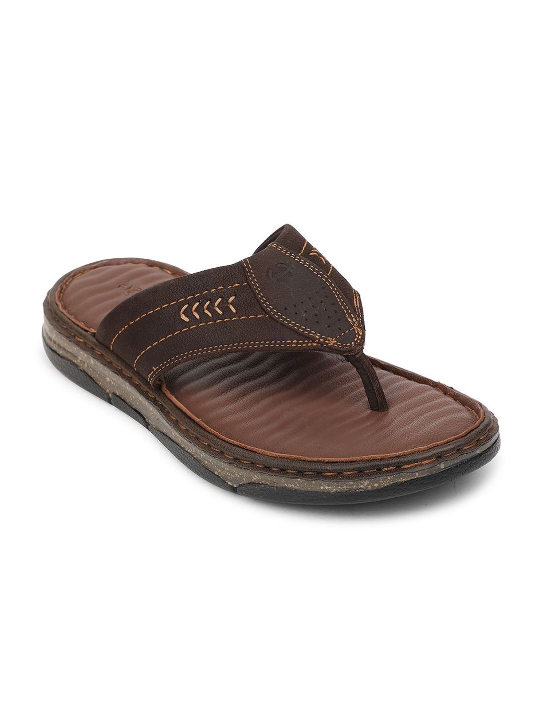 Liberty Men Synthetic Solid Thong Flip-Flops
