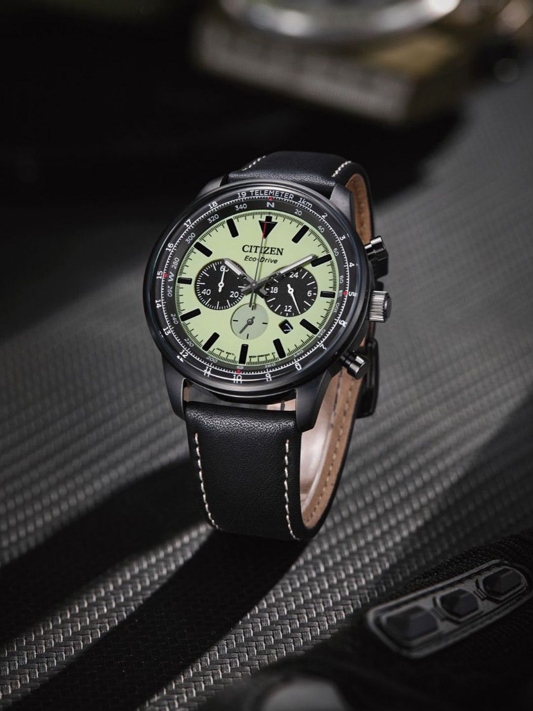 Buy Citizen Men Dial & Leather Straps Analogue Eco Drive Watch