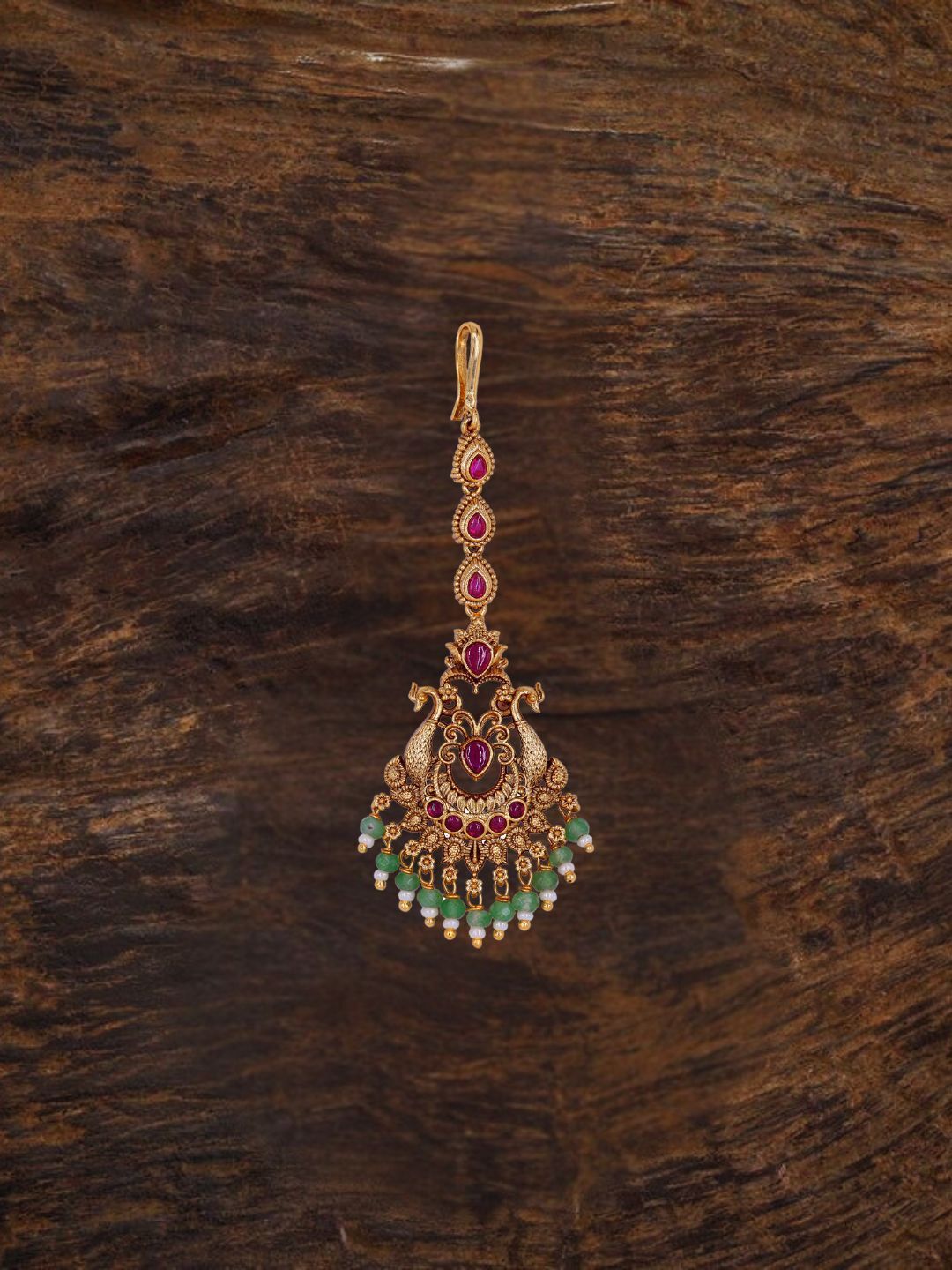 South Temple Jewellery Gold Plated Maang Tikka